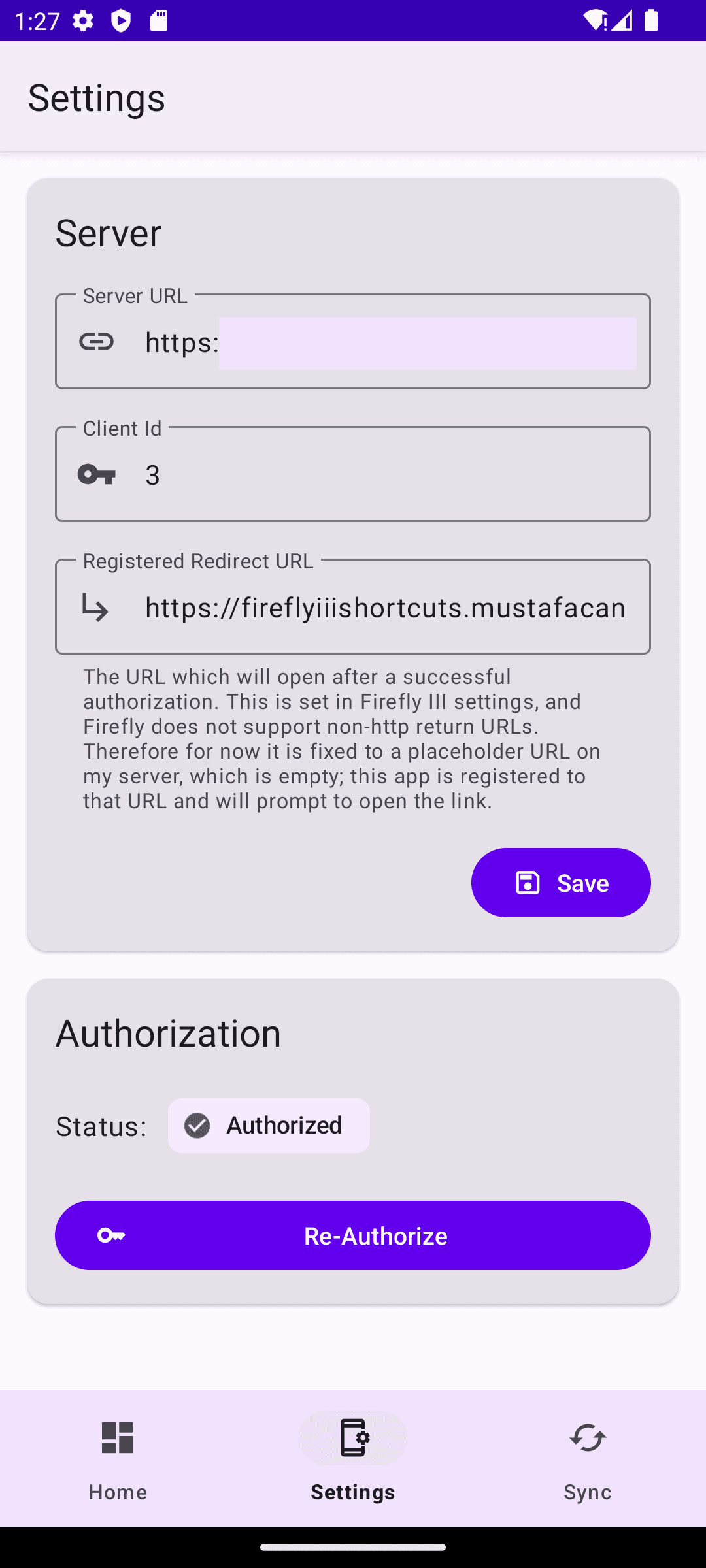 Скриншот 4 — Firefly III Shortcuts
