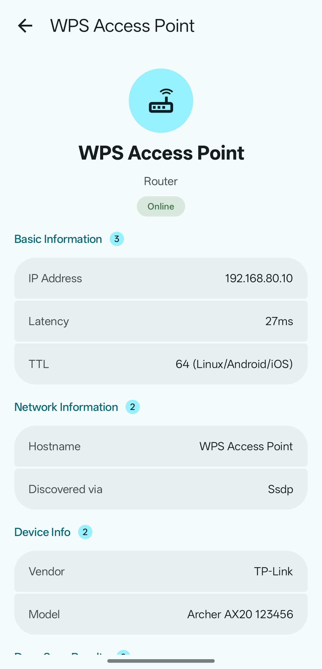 Скриншот 3 — Network Scanner