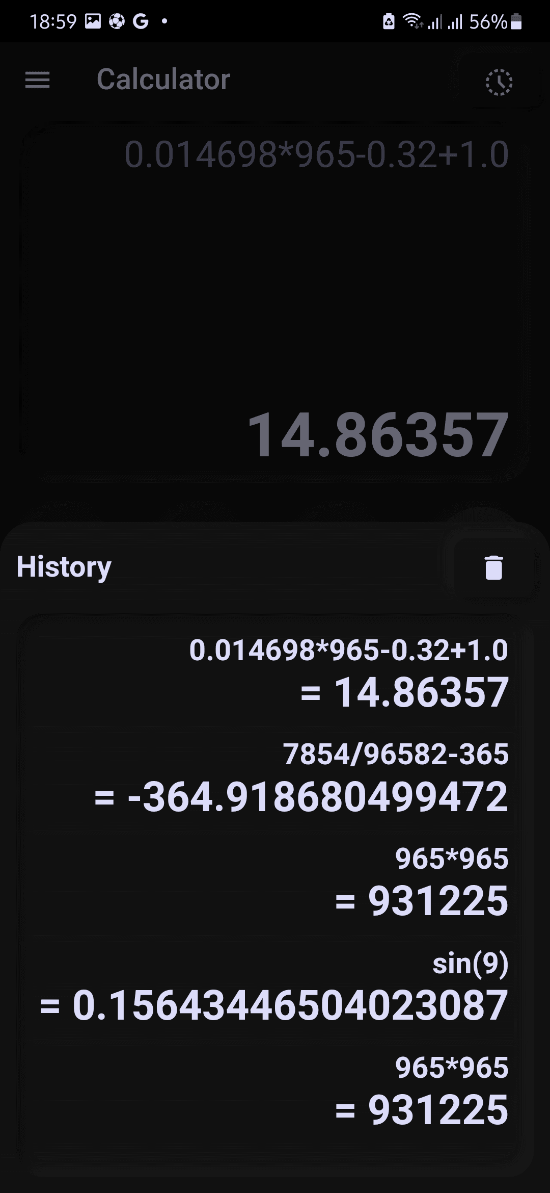 Скриншот 5 — Calculator