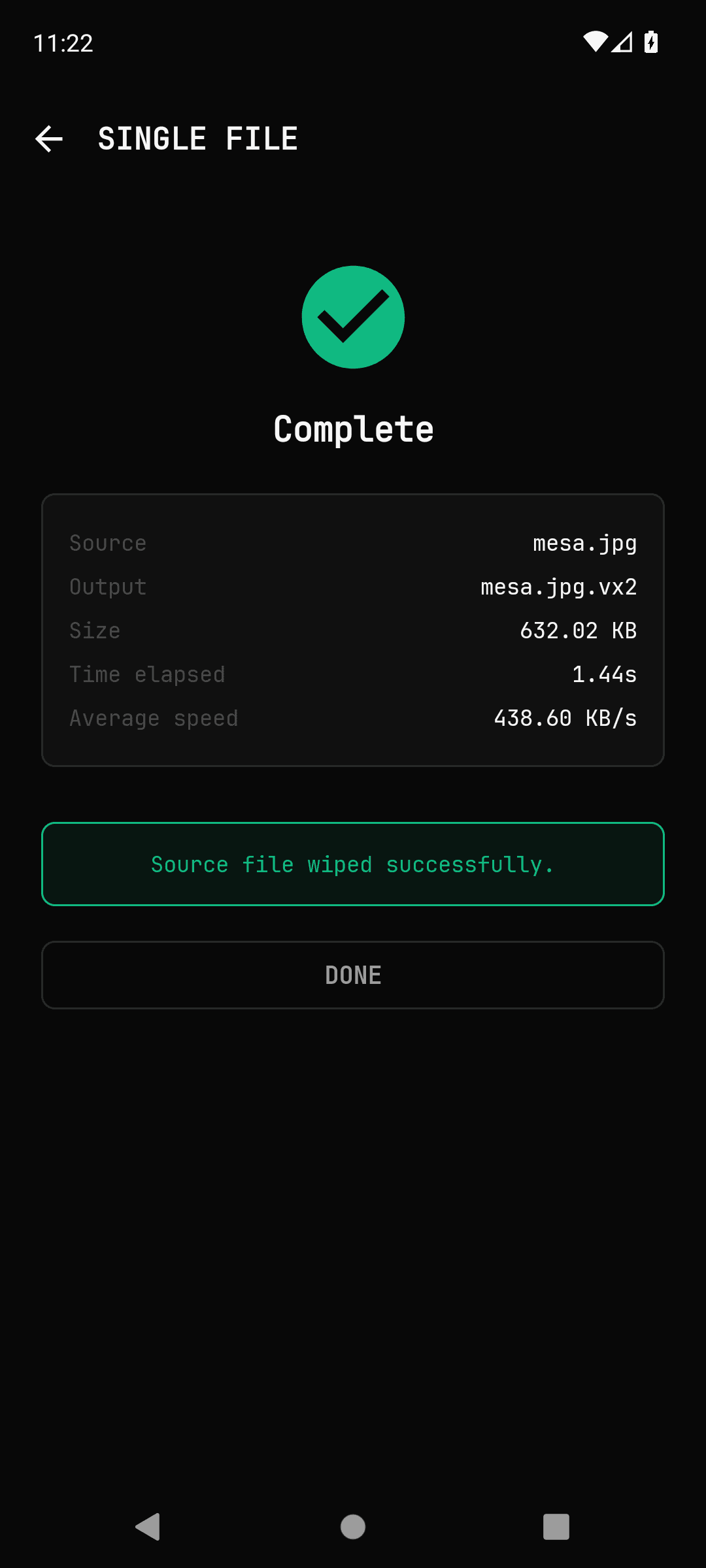 Скриншот 3 — Neuron Encrypt