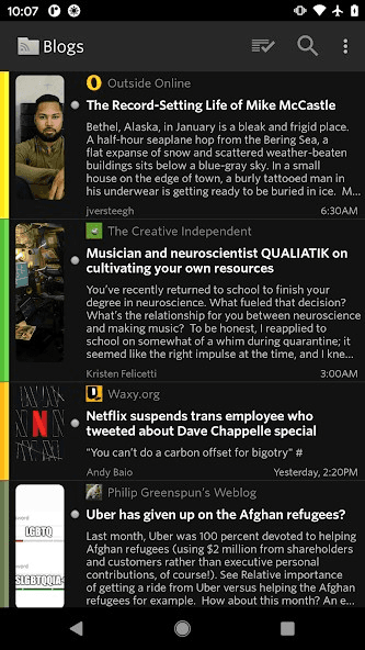 Скриншот 8 — NewsBlur - News reader