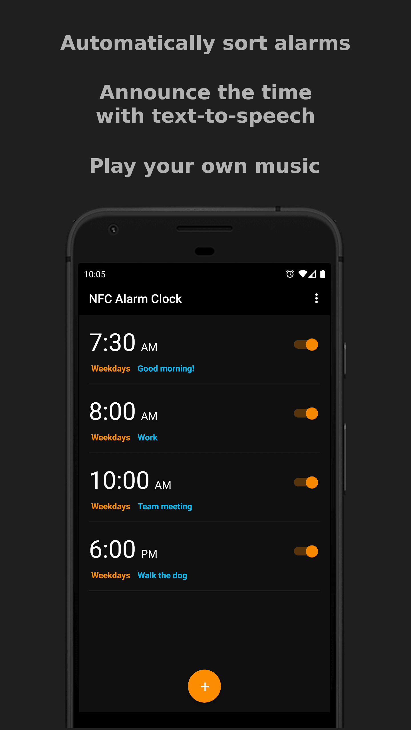 Скриншот 4 — NFC Alarm Clock