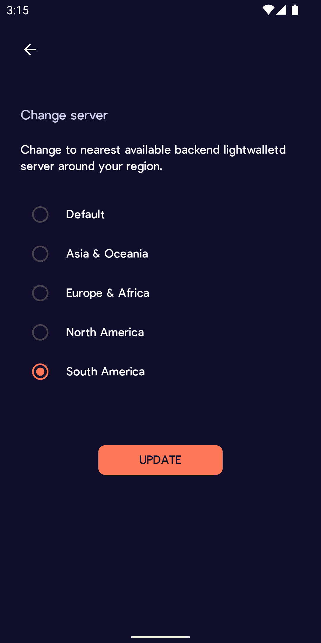 Скриншот 6 — Nighthawk Wallet