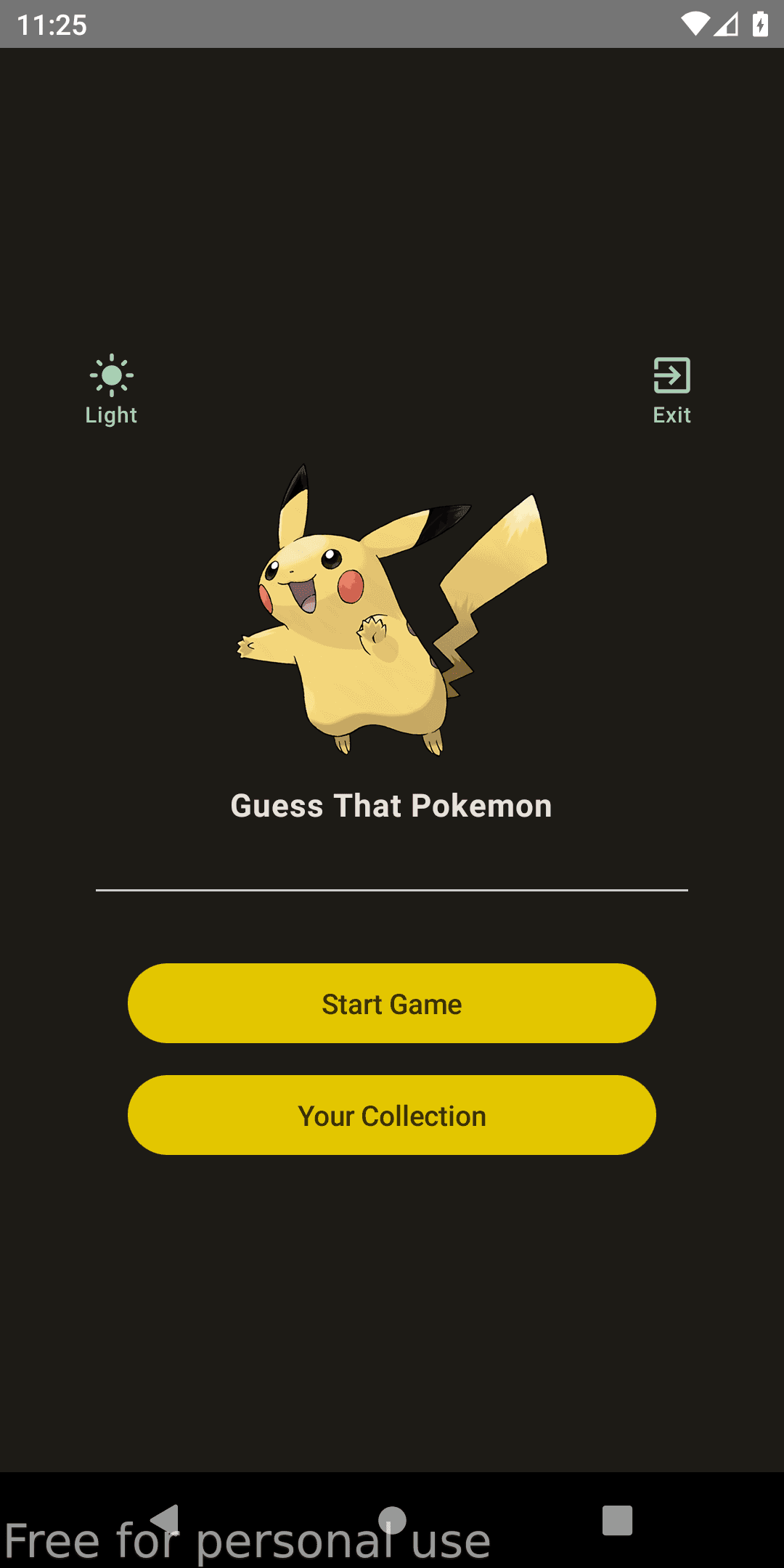 Скриншот 1 — GuessThatPokemon