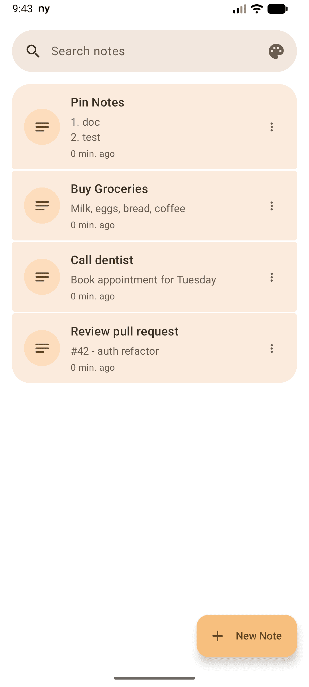 Скриншот 3 — Noty - Notes in Notification