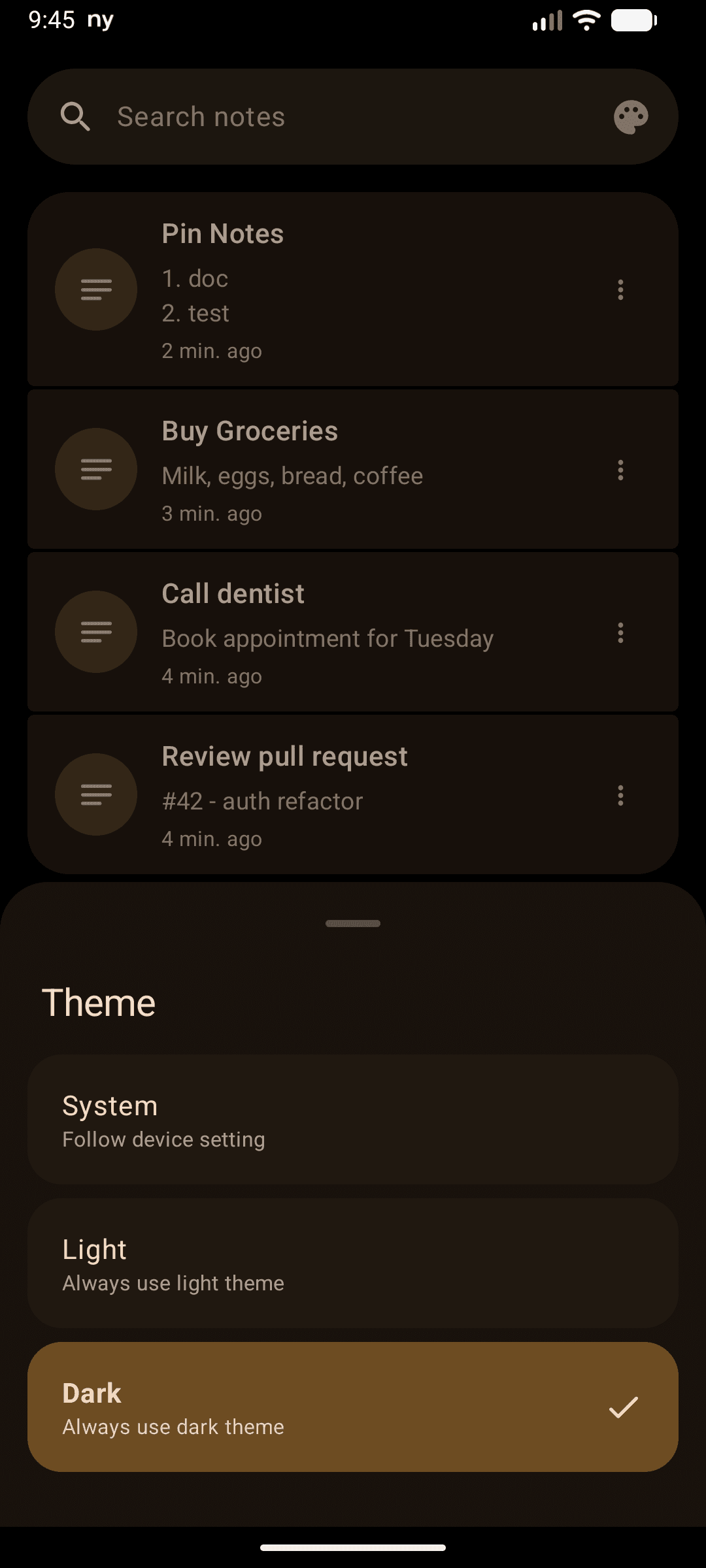 Скриншот 5 — Noty - Notes in Notification