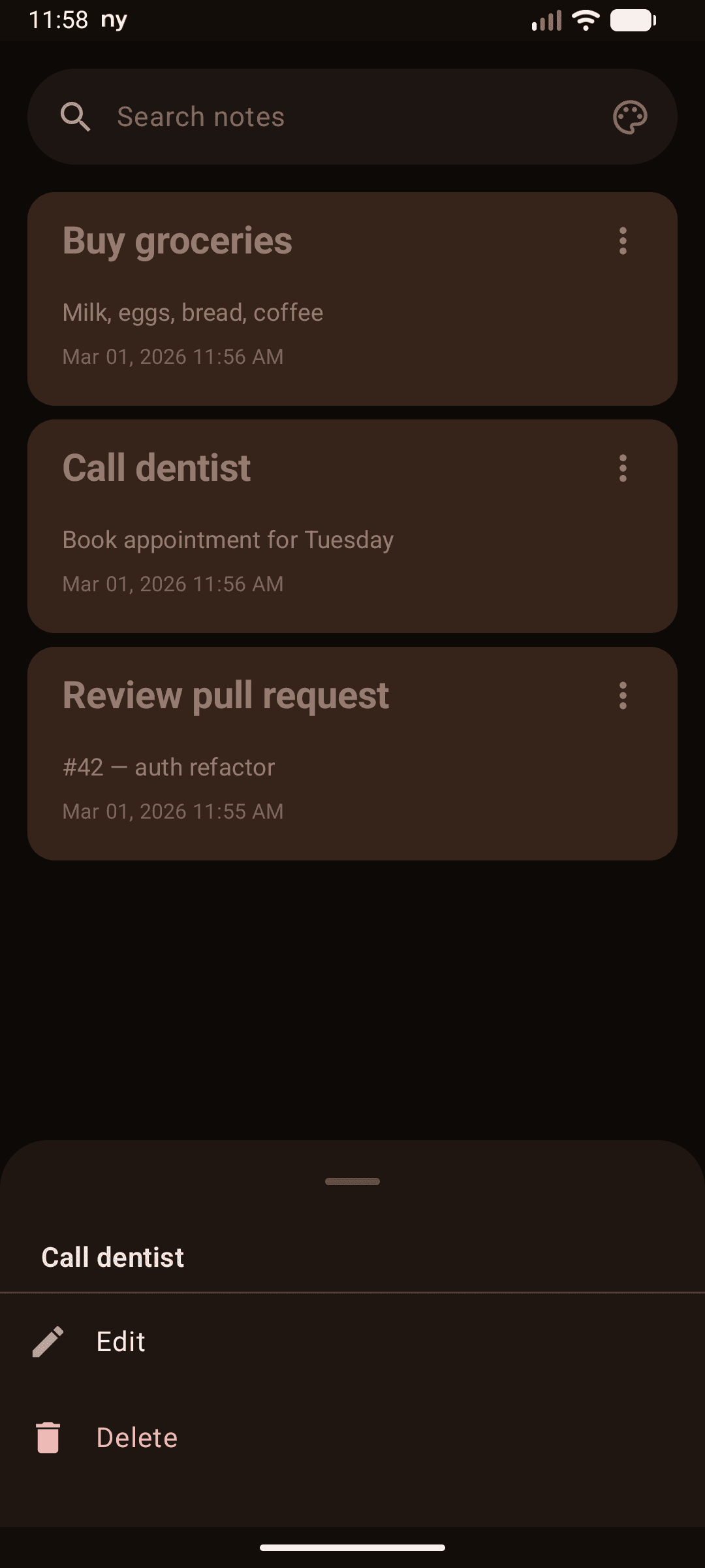 Скриншот 7 — Noty - Notes in Notification
