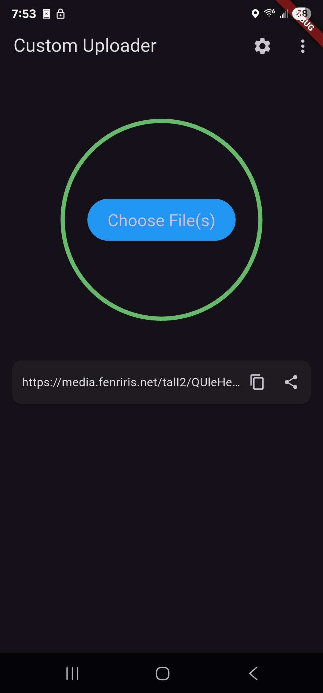 Скриншот 1 — Custom Uploader