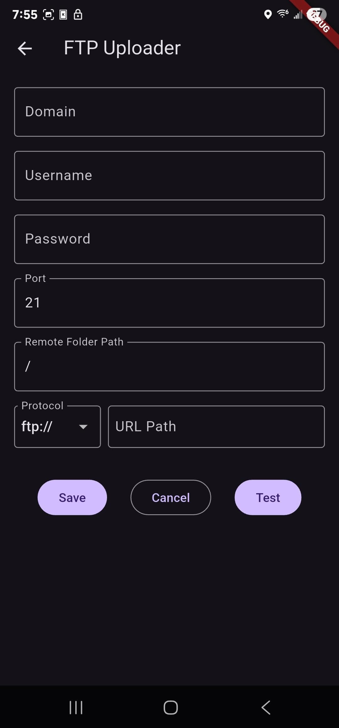 Скриншот 4 — Custom Uploader