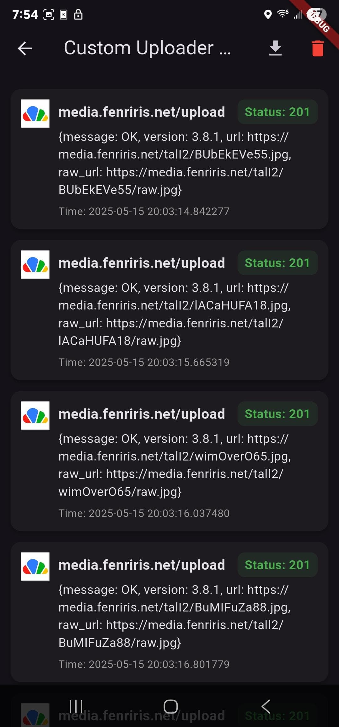 Скриншот 5 — Custom Uploader