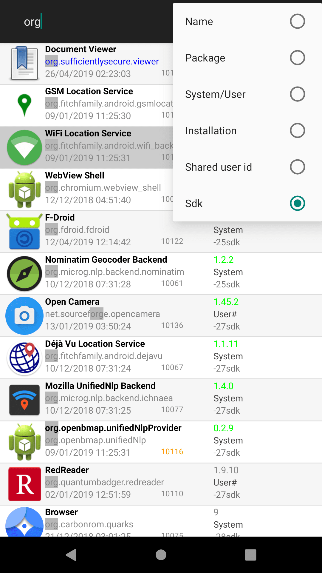 Скриншот 2 — apps_Packages Info - Updated ApplicationsInfos (²