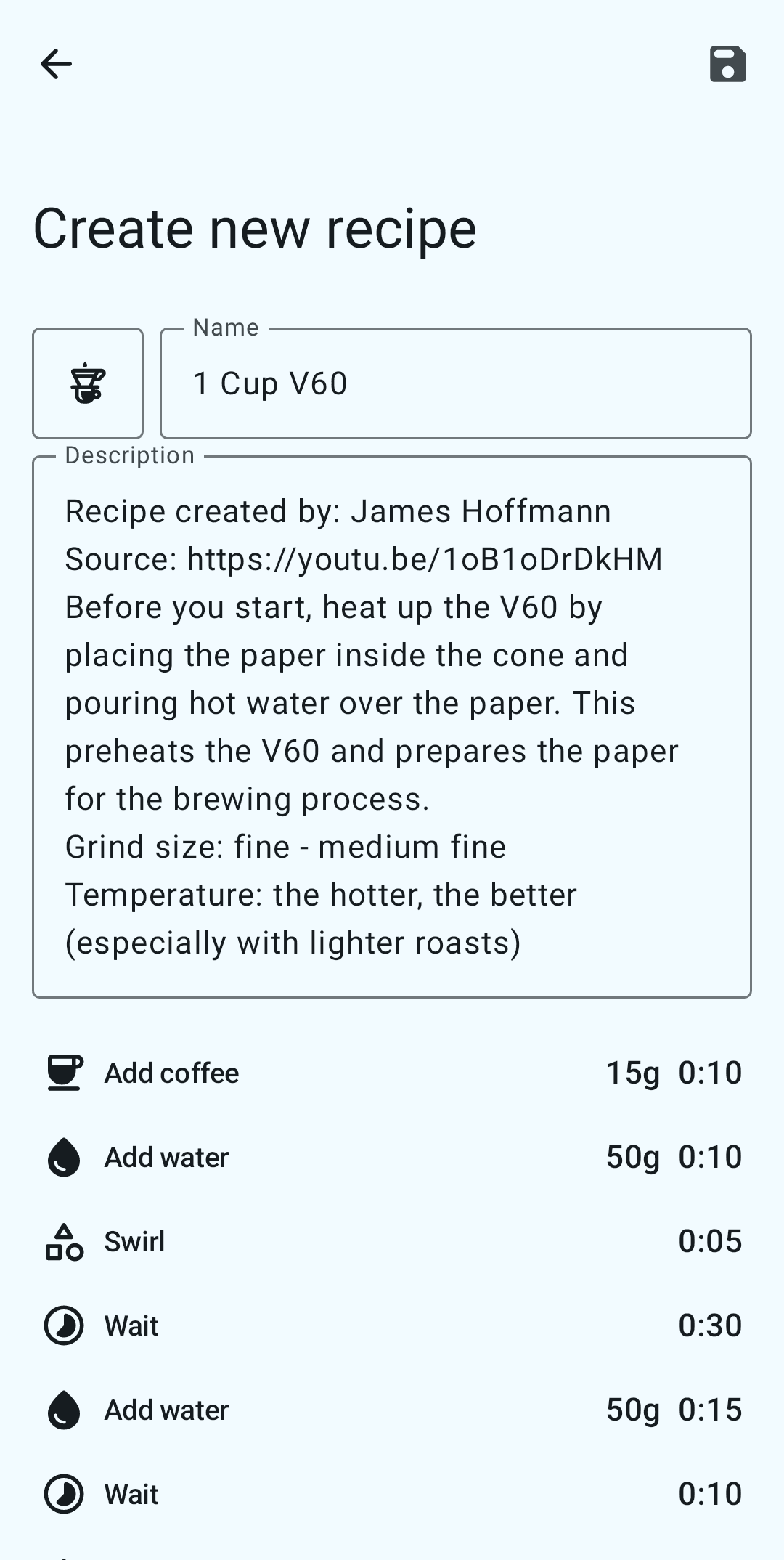 Скриншот 5 — Cofi - Brew Timer