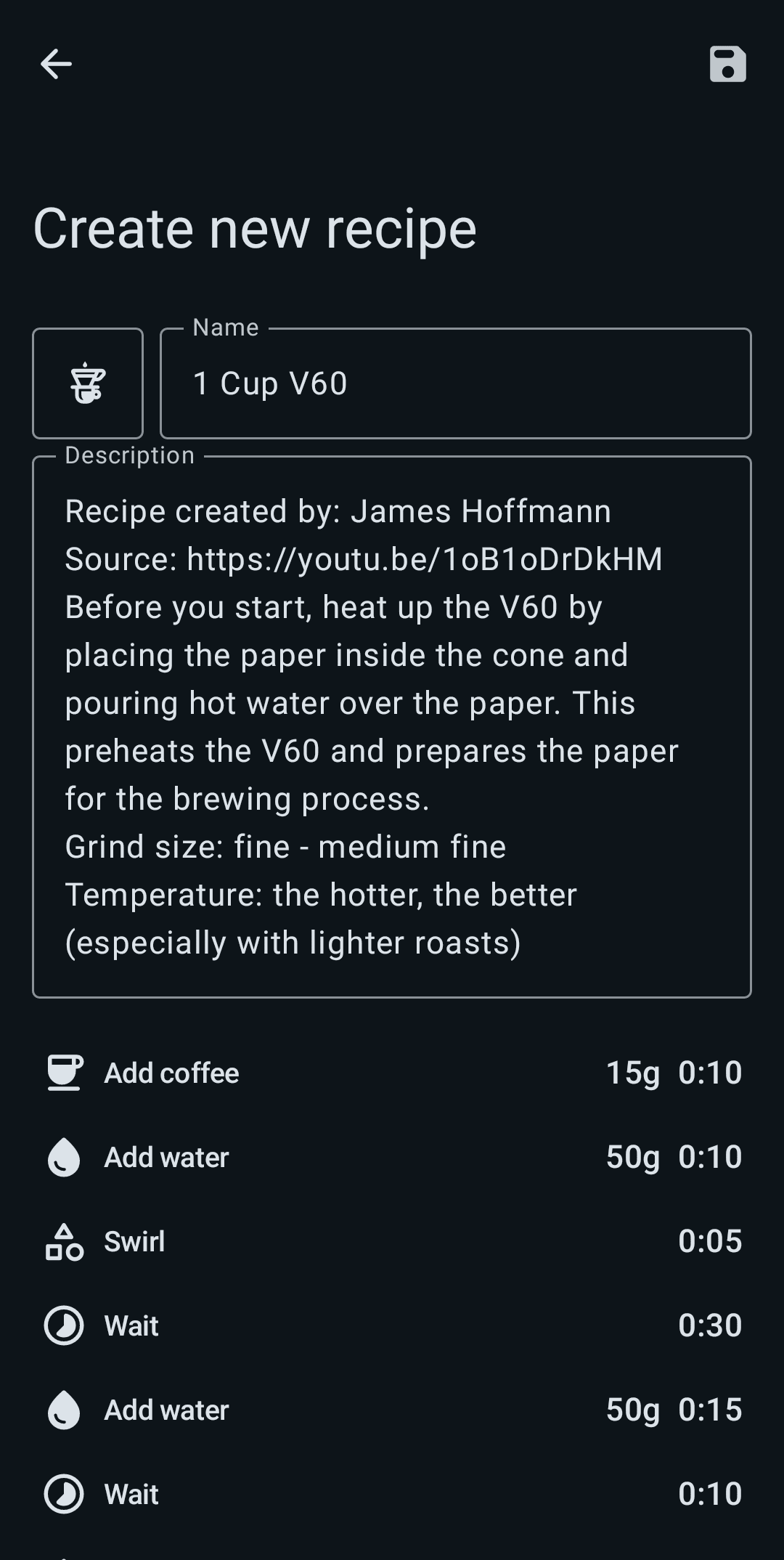 Скриншот 6 — Cofi - Brew Timer