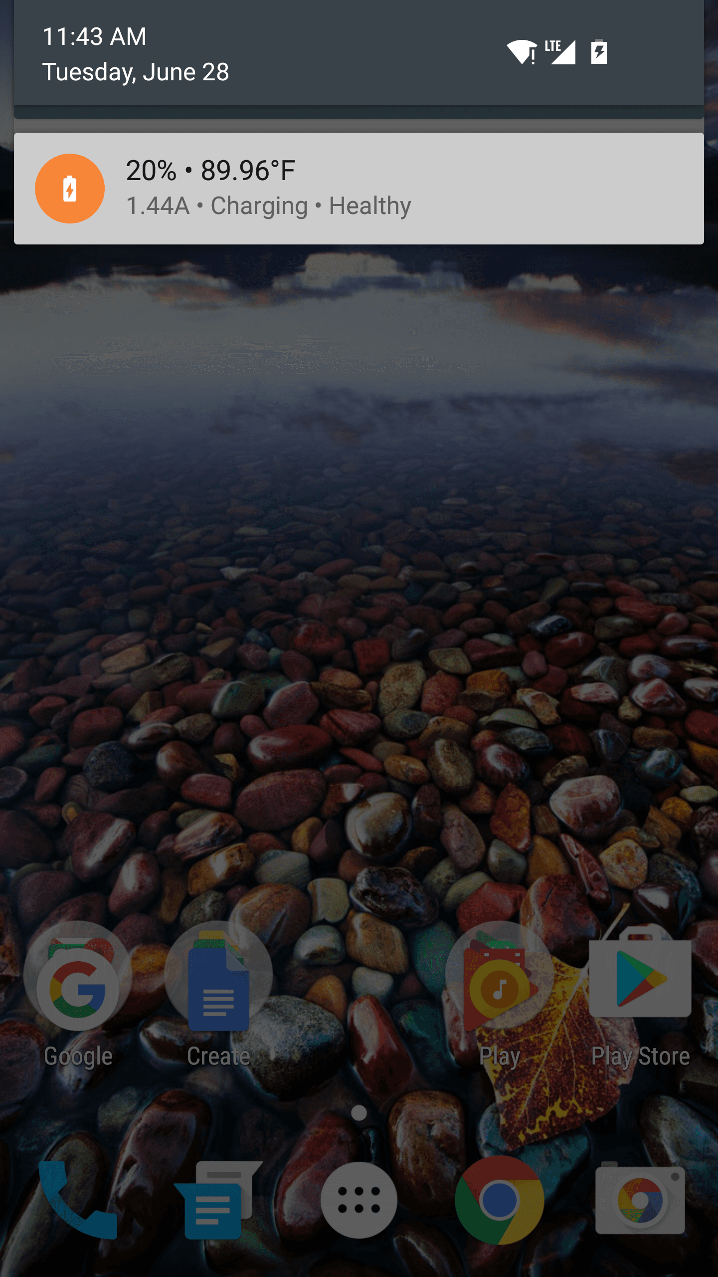 Скриншот 2 — Battery Notification