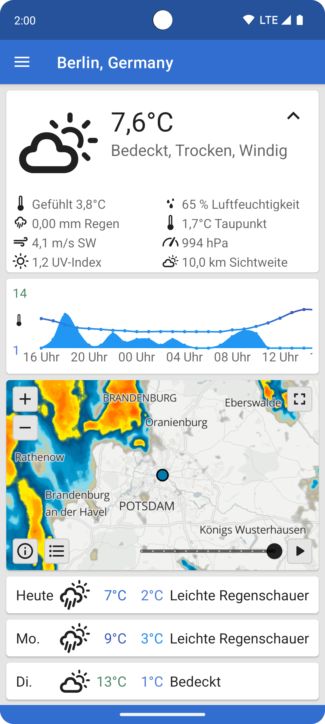 Скриншот 4 — QuickWeather