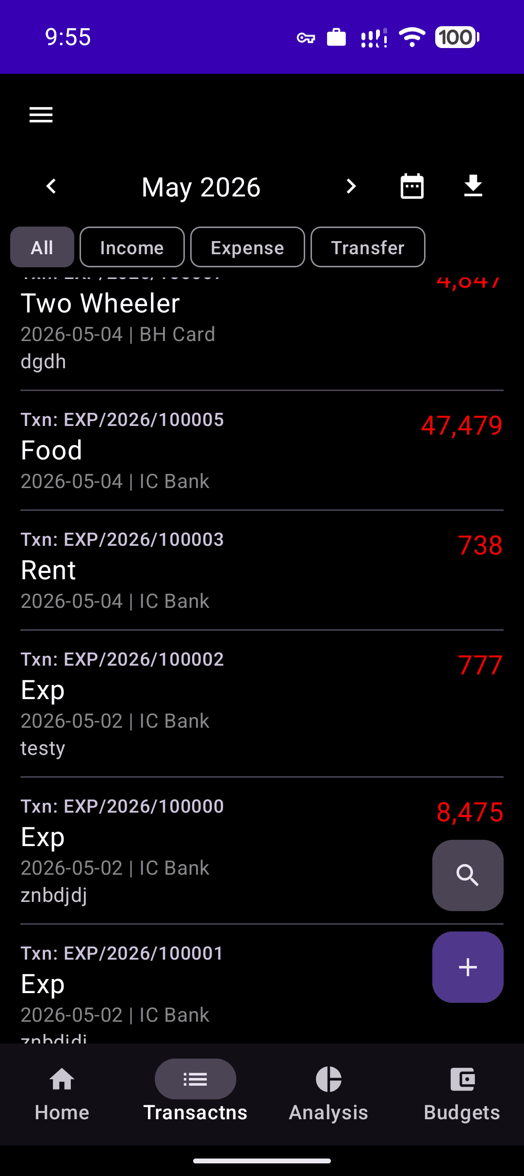 Скриншот 4 — FinTrack - Expense, Money & Finance manager