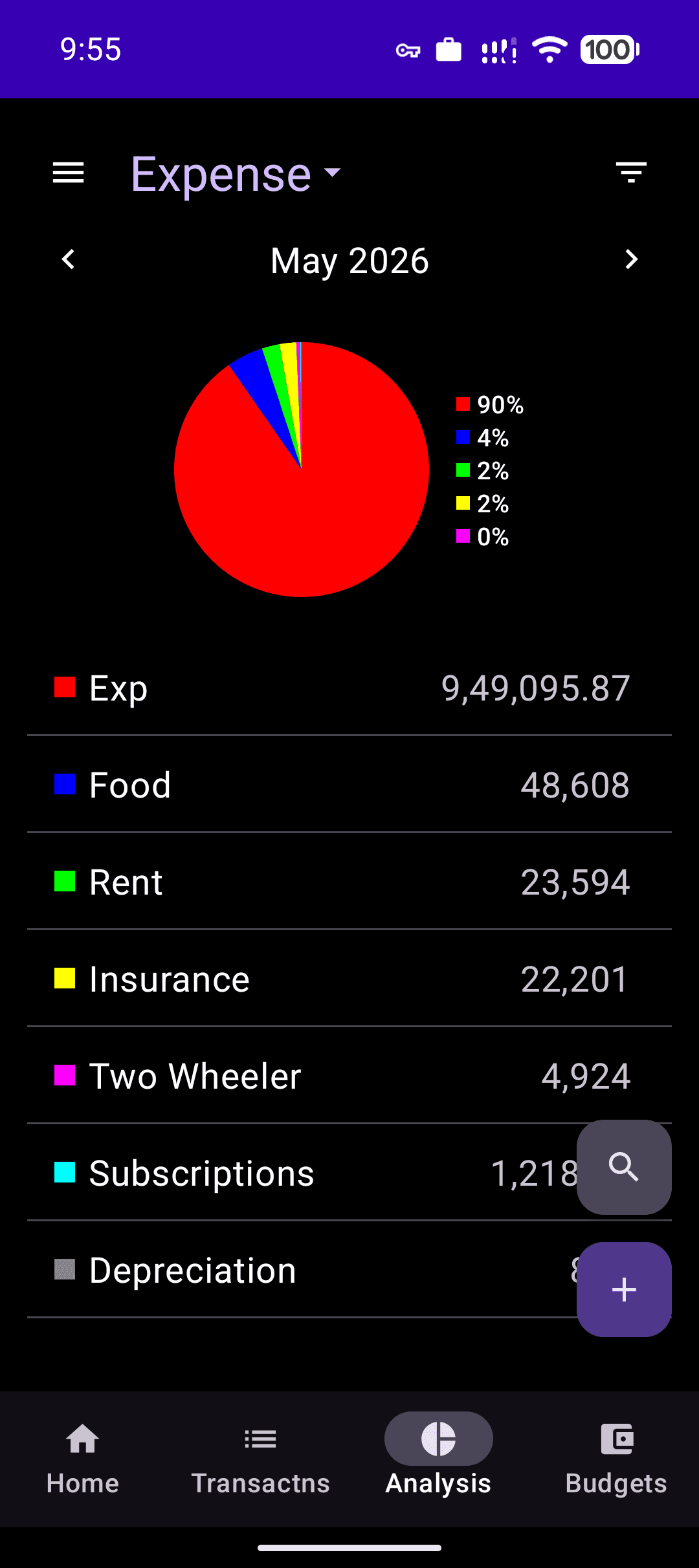 Скриншот 5 — FinTrack - Expense, Money & Finance manager