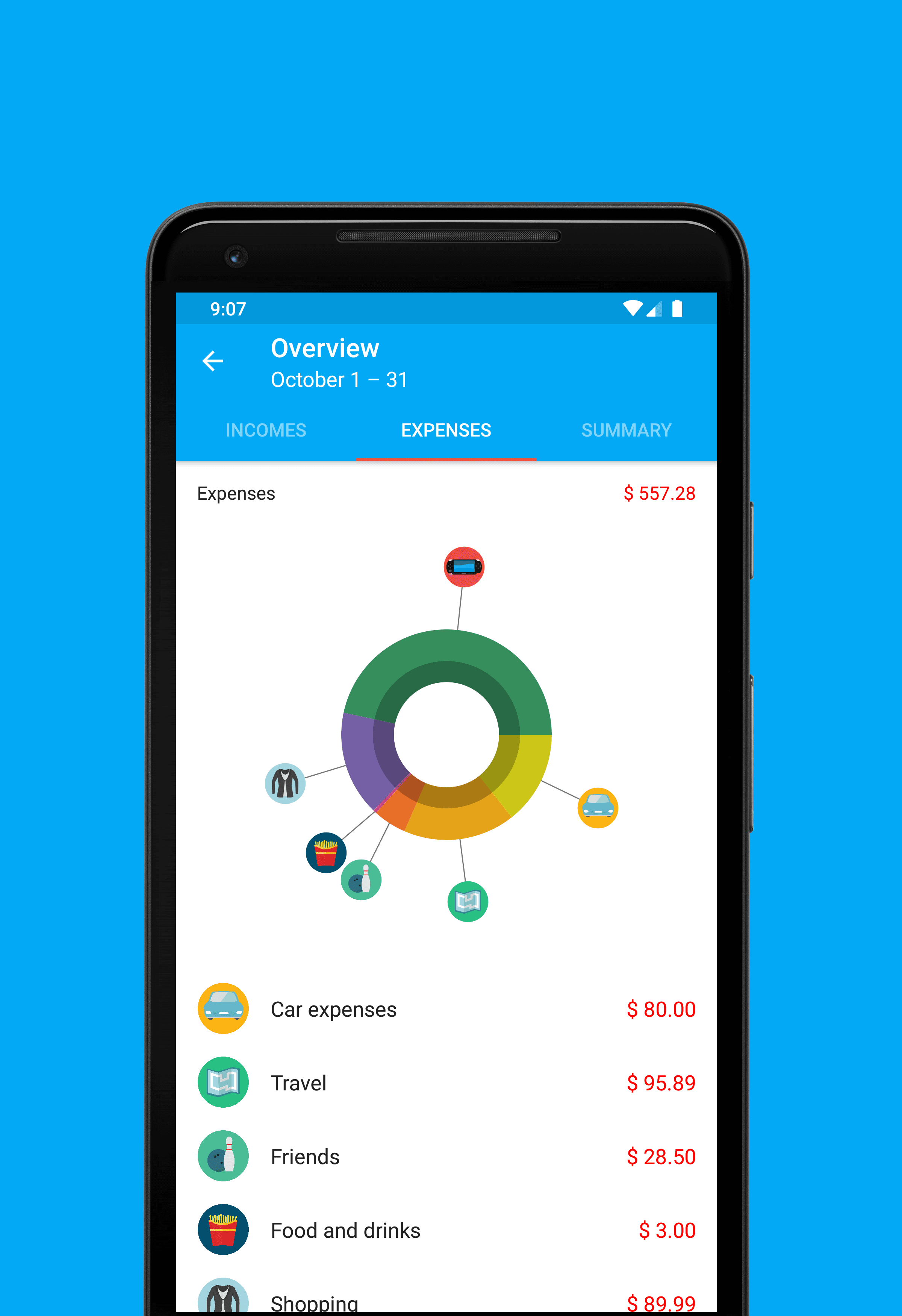 Скриншот 2 — MoneyWallet