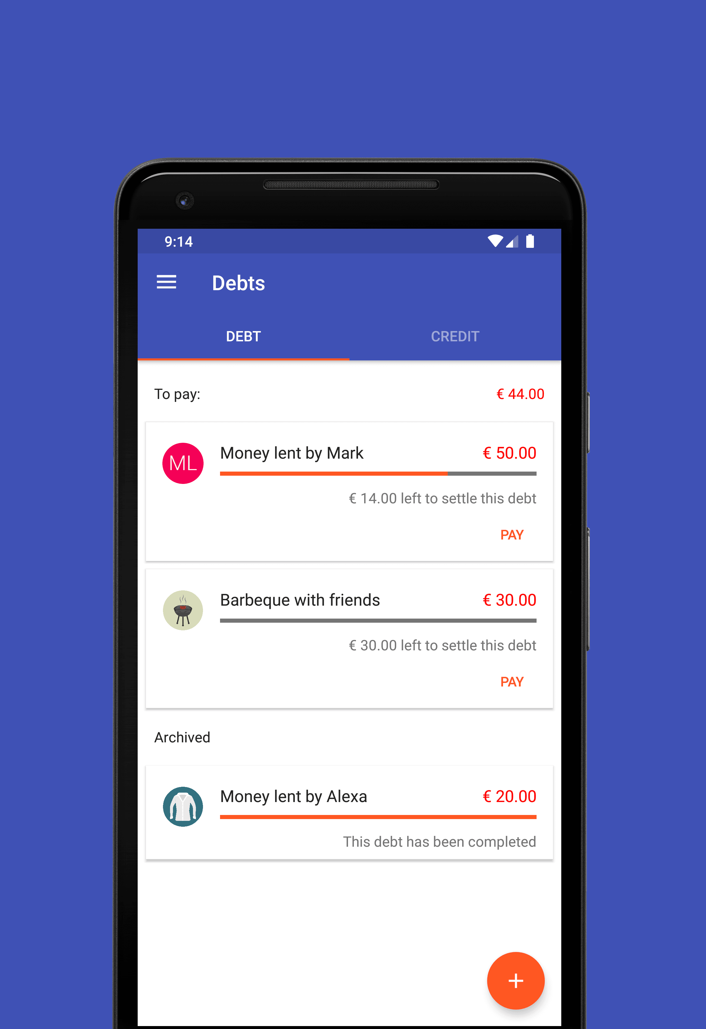 Скриншот 3 — MoneyWallet