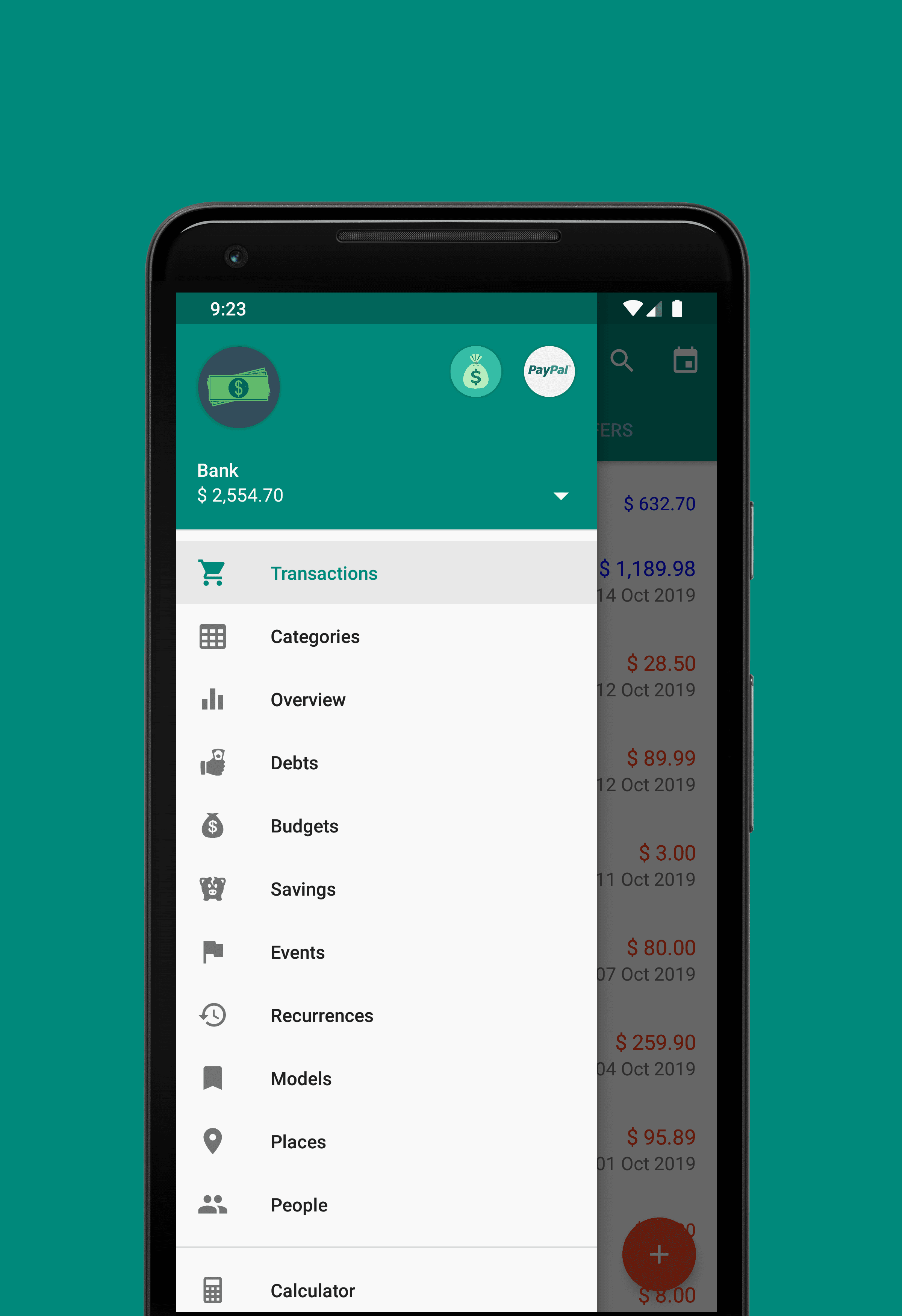 Скриншот 5 — MoneyWallet