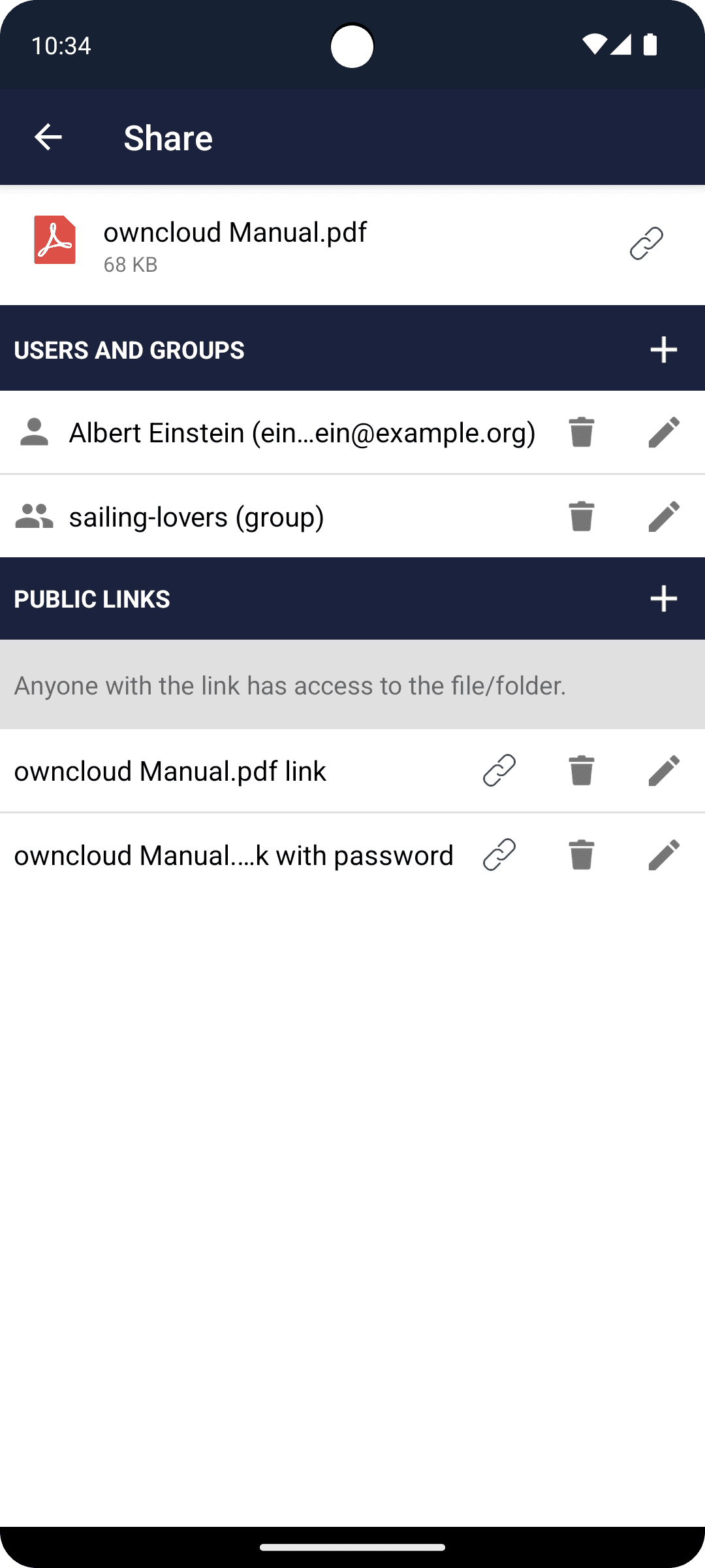 Скриншот 7 — ownCloud