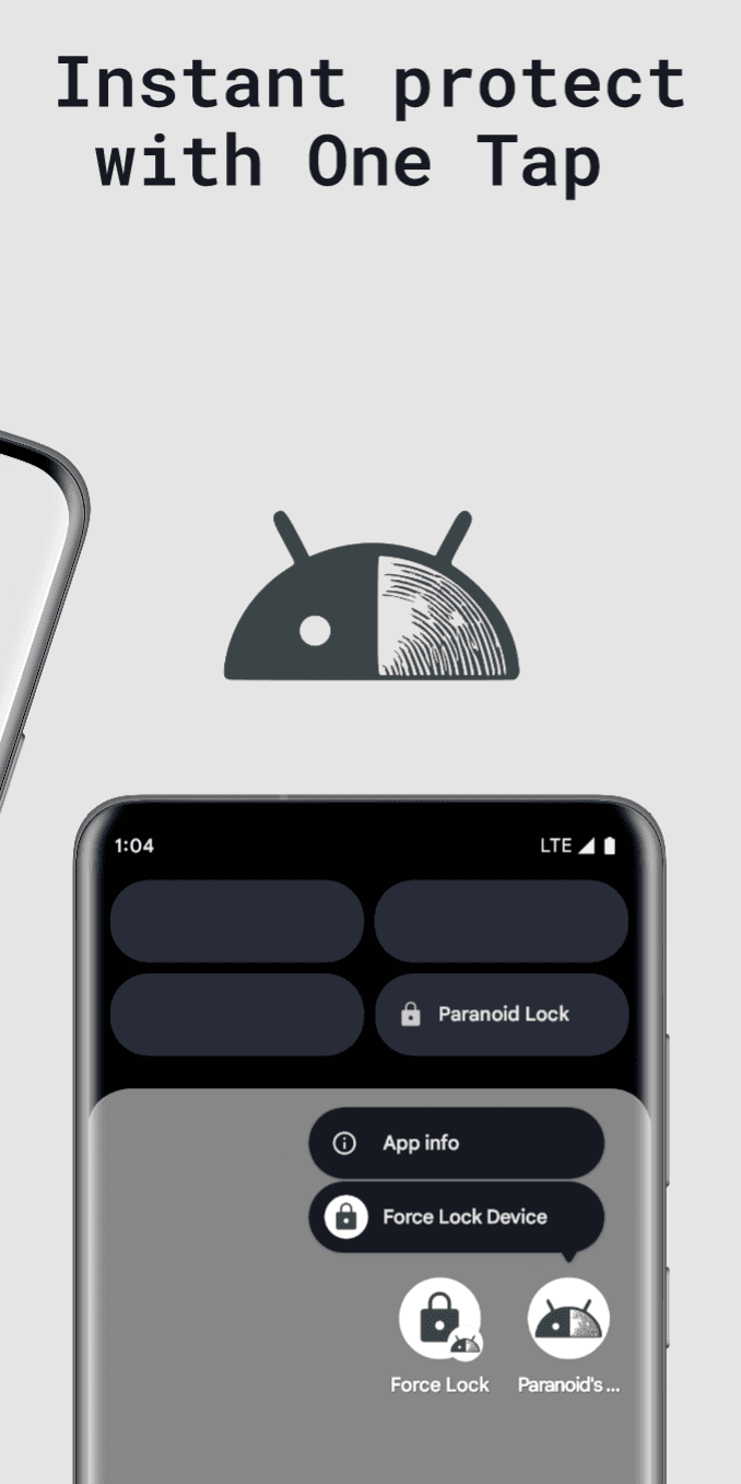 Скриншот 2 — Paranoid's Pal - Privacy Lock