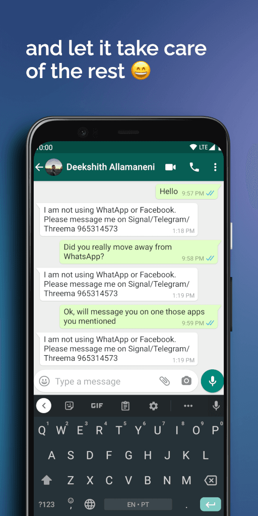 Скриншот 8 — Watomatic - Auto Reply For WhatsApp