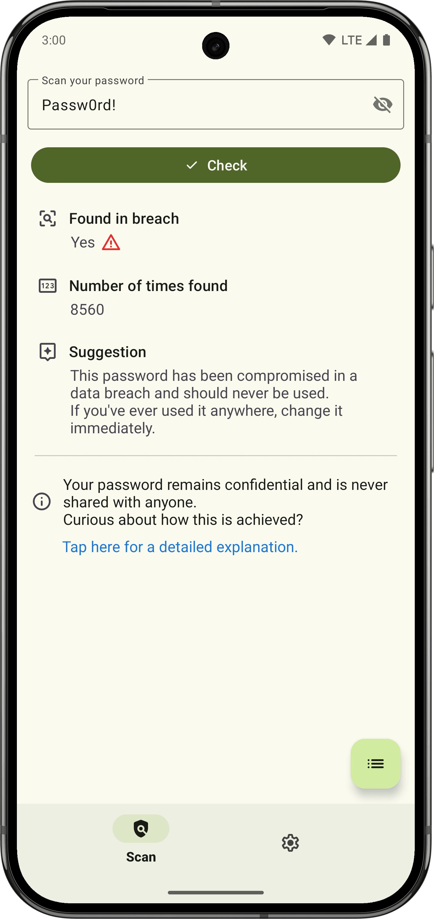Скриншот 1 — Password Monitor