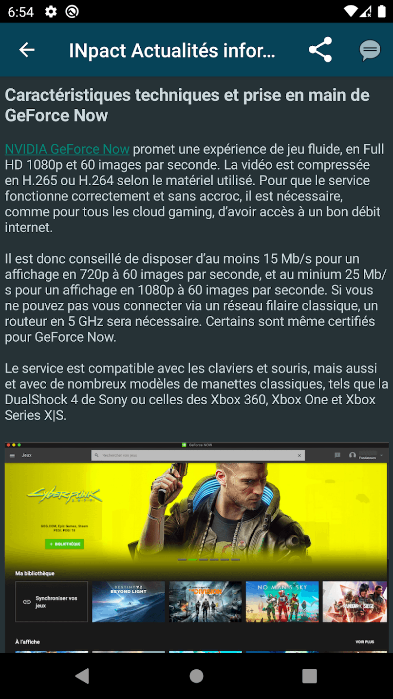 Скриншот 3 — Next Actualités informatiques