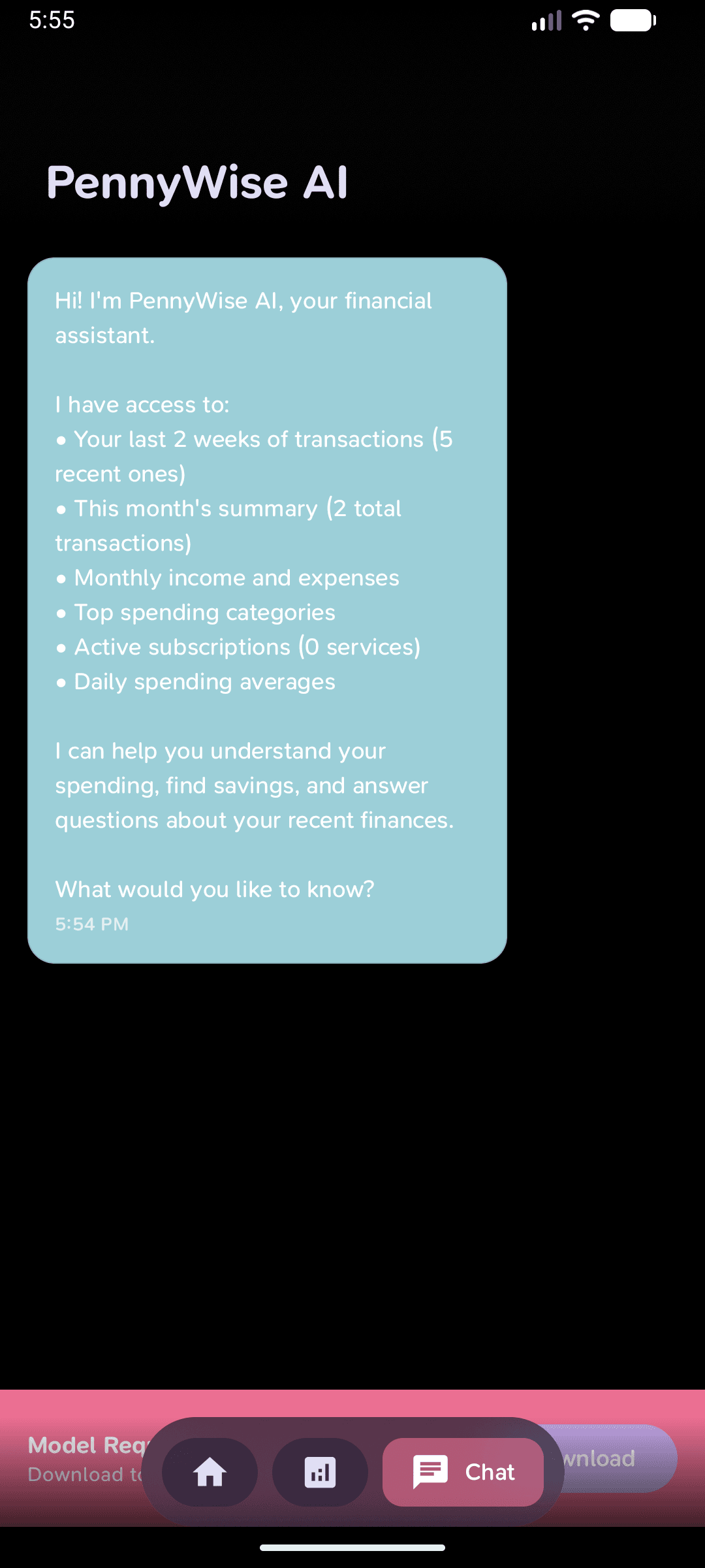 Скриншот 7 — PennyWise: SMS Expense Tracker