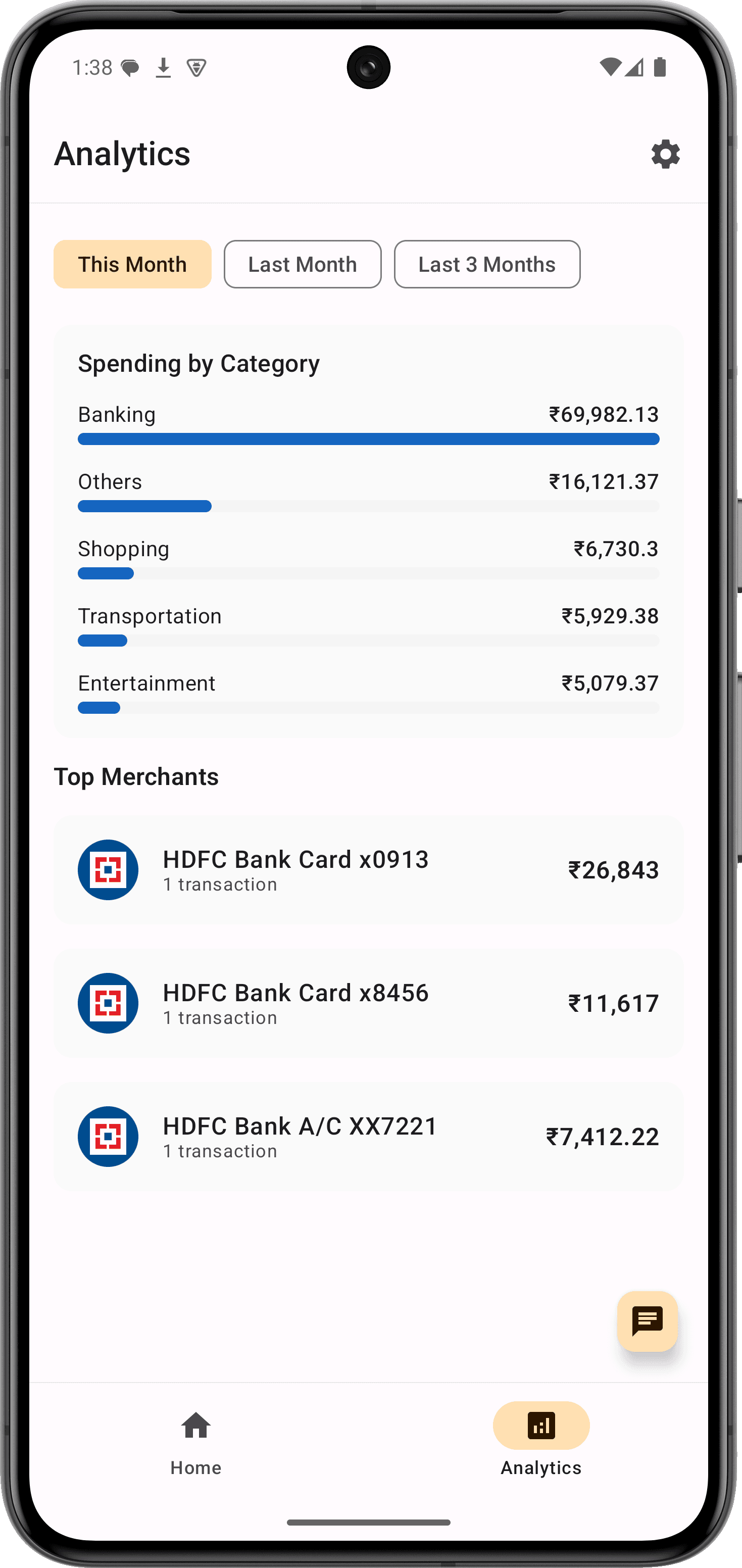 Скриншот 8 — PennyWise: SMS Expense Tracker