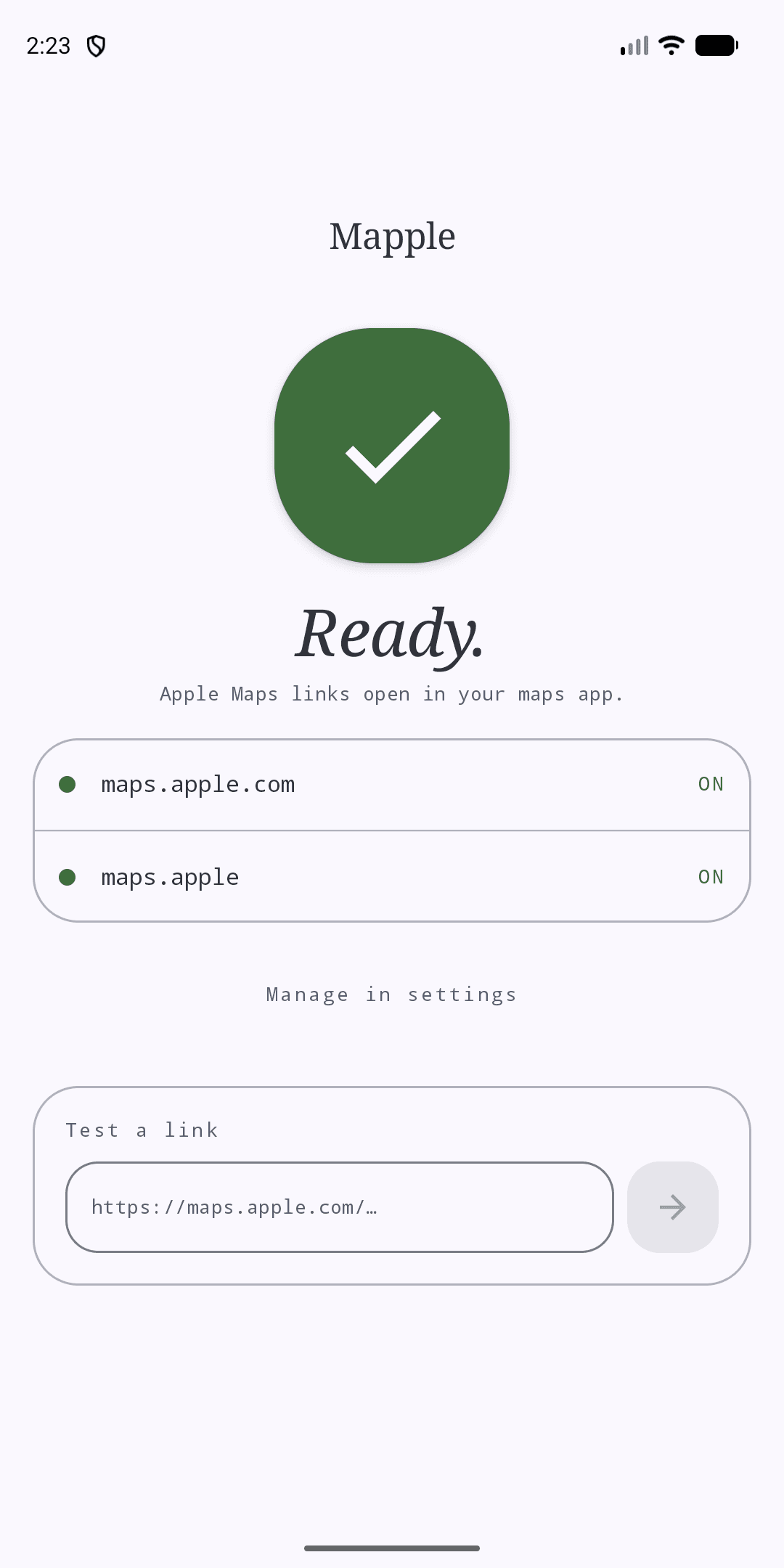 Скриншот 2 — Mapple: Redirect Apple Maps