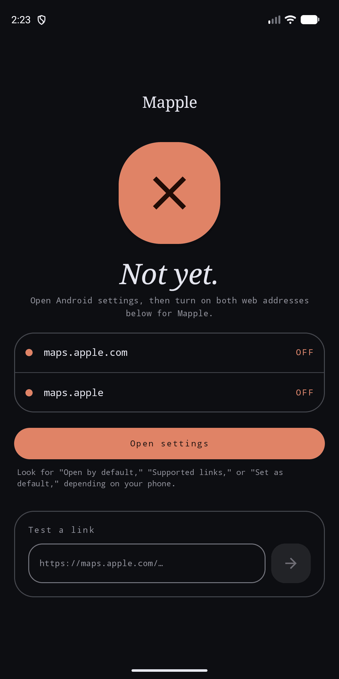 Скриншот 3 — Mapple: Redirect Apple Maps