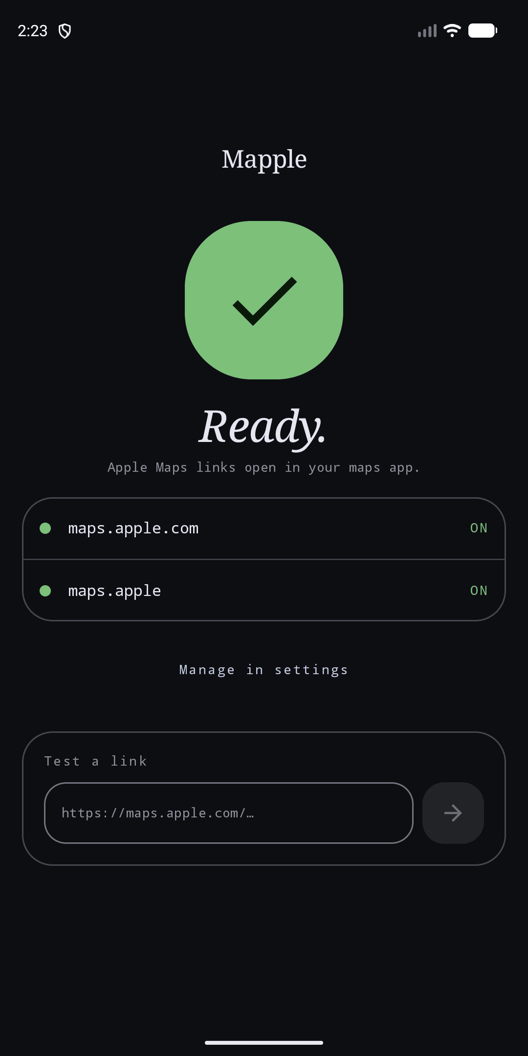 Скриншот 4 — Mapple: Redirect Apple Maps
