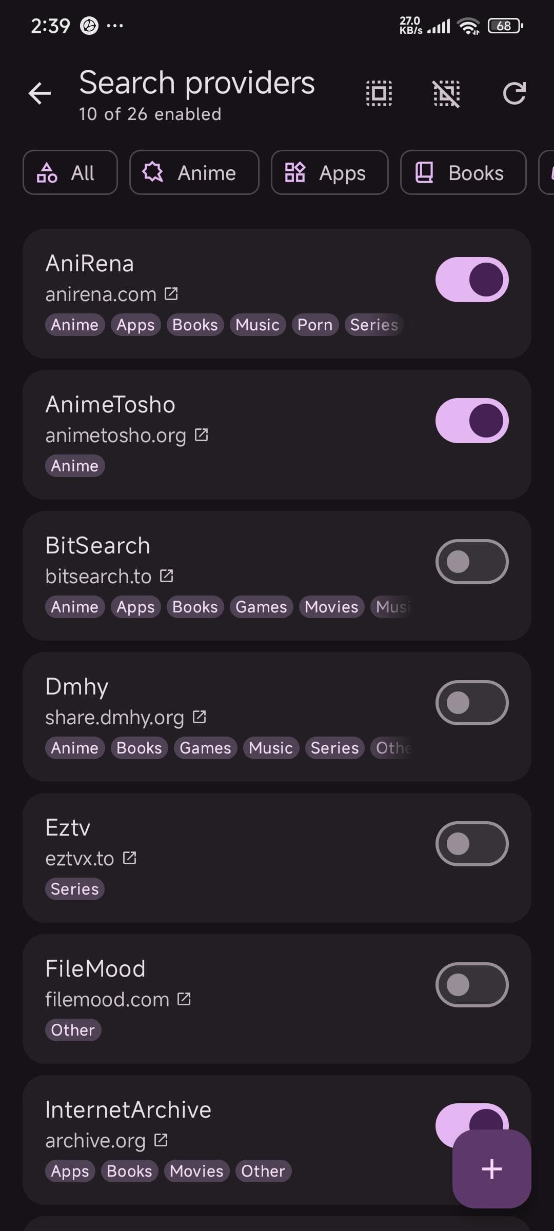 Скриншот 8 — Torrent Search
