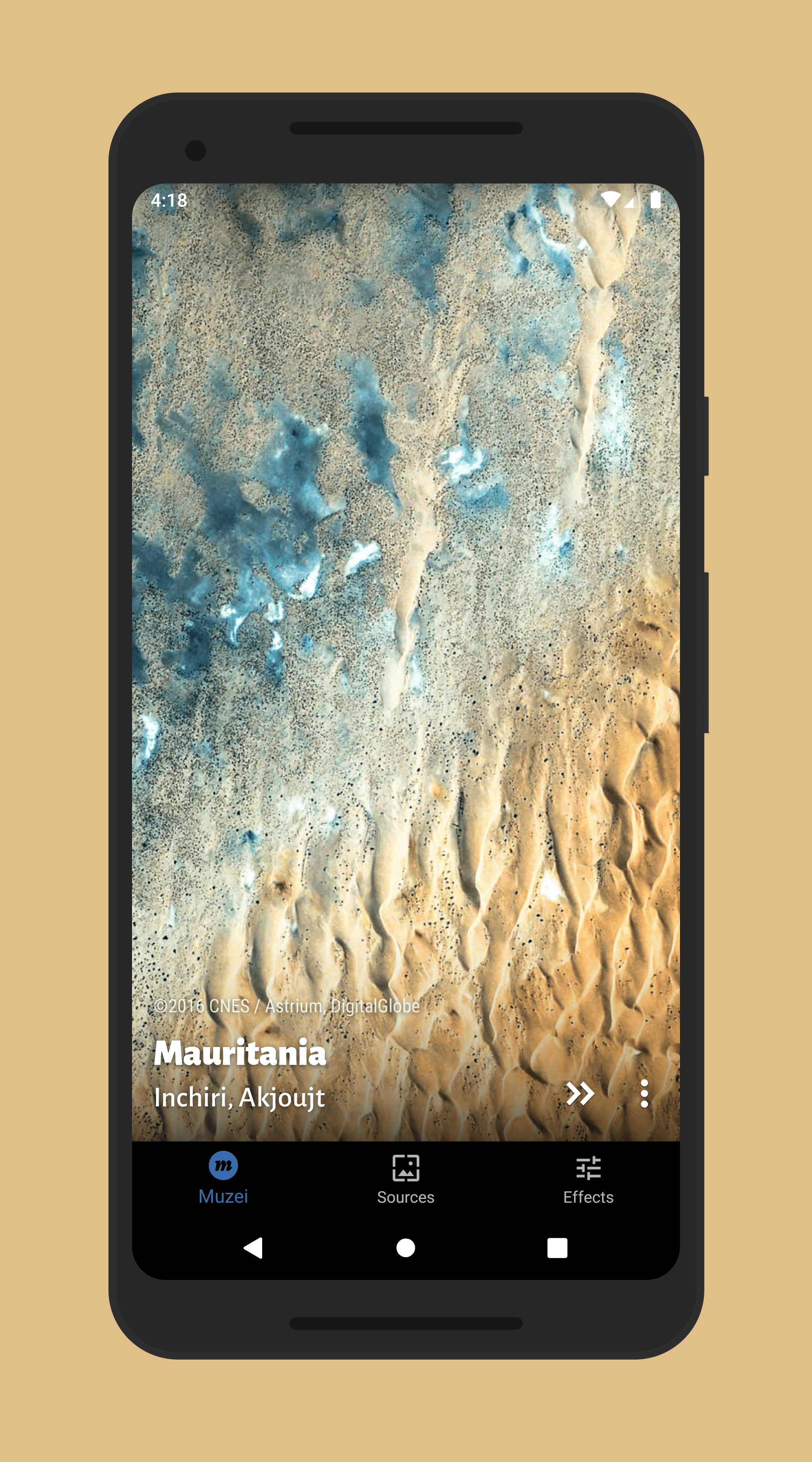 Скриншот 3 — Earth View for Muzei