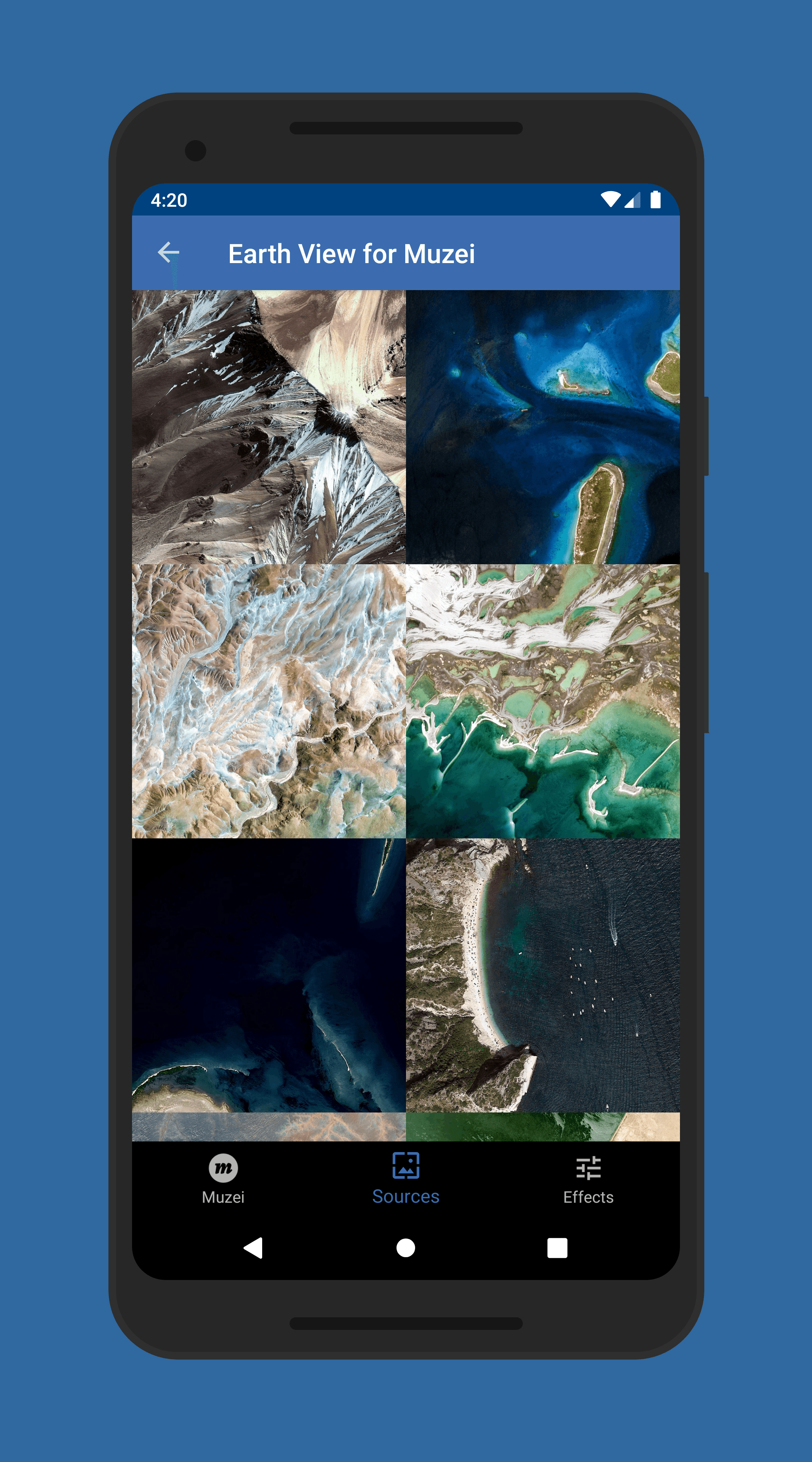 Скриншот 5 — Earth View for Muzei