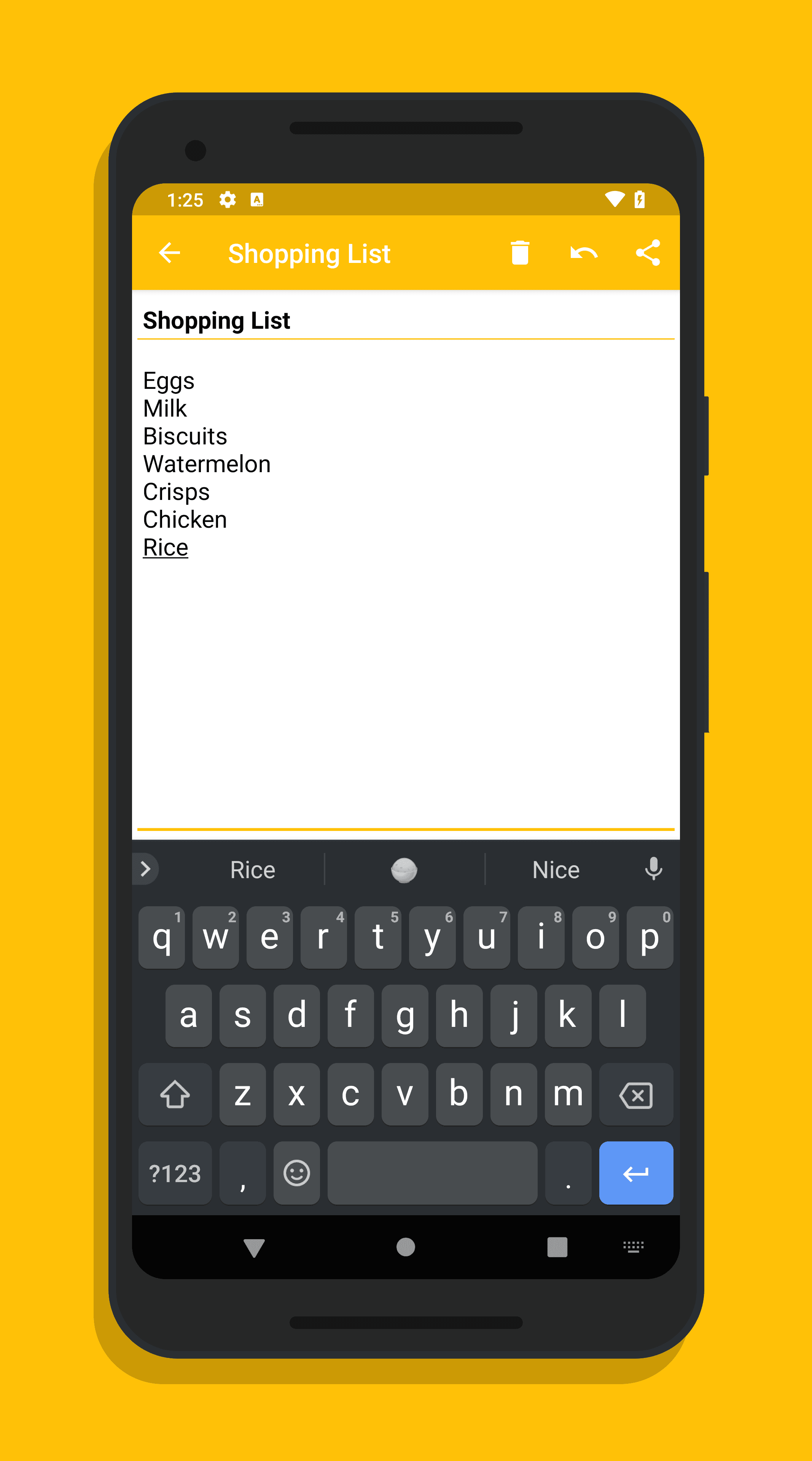 Скриншот 2 — Simple Material Notes