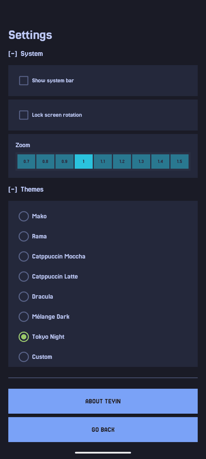 Скриншот 2 — Teyin