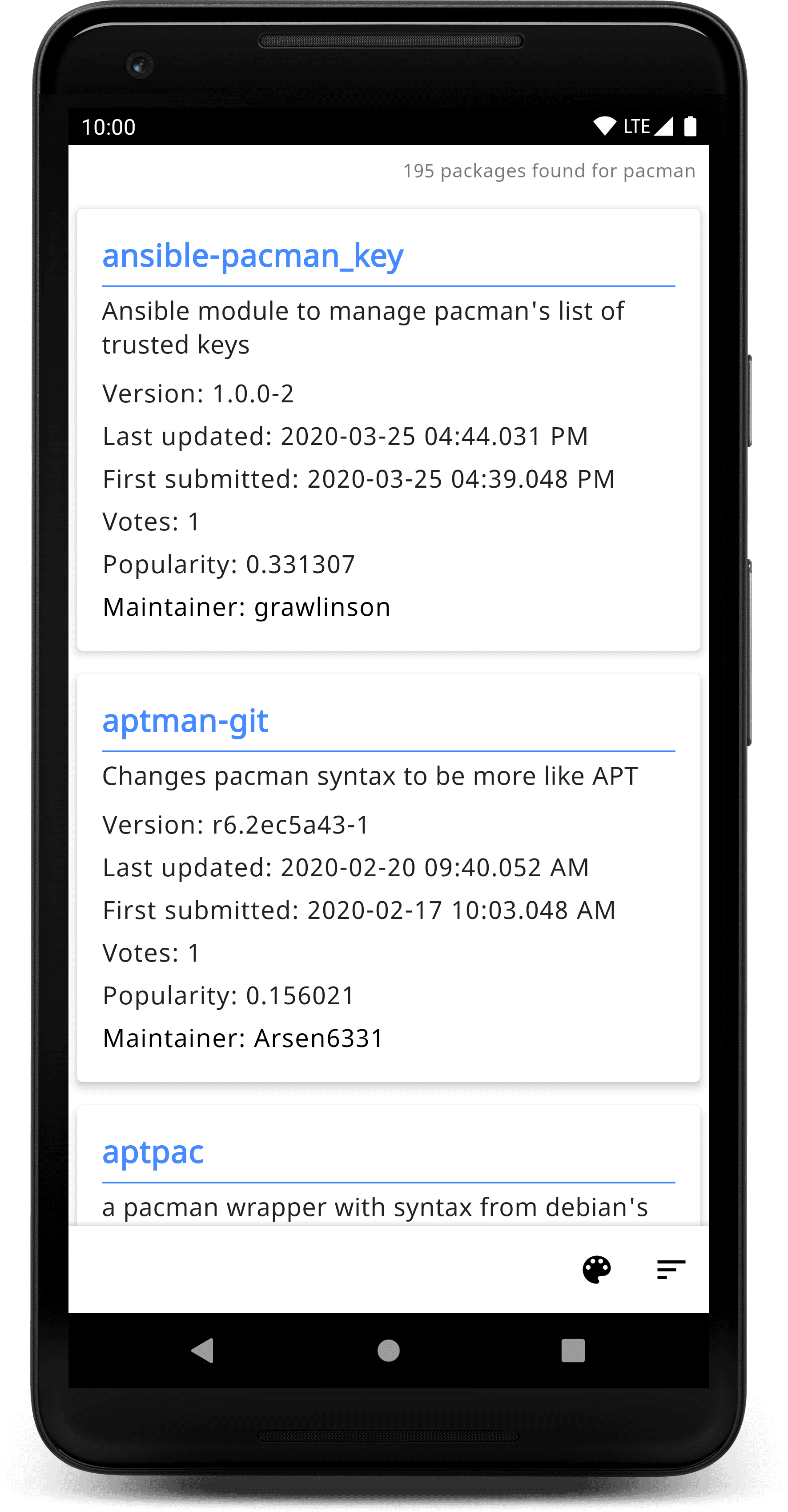 Скриншот 3 — AURdroid