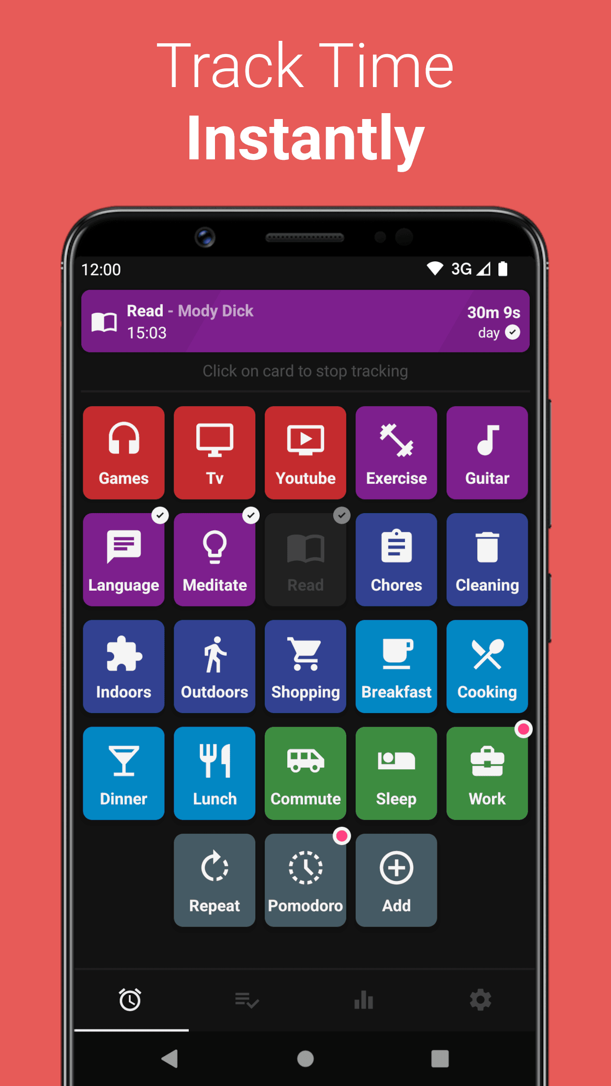 Скриншот 1 — Simple Time Tracker