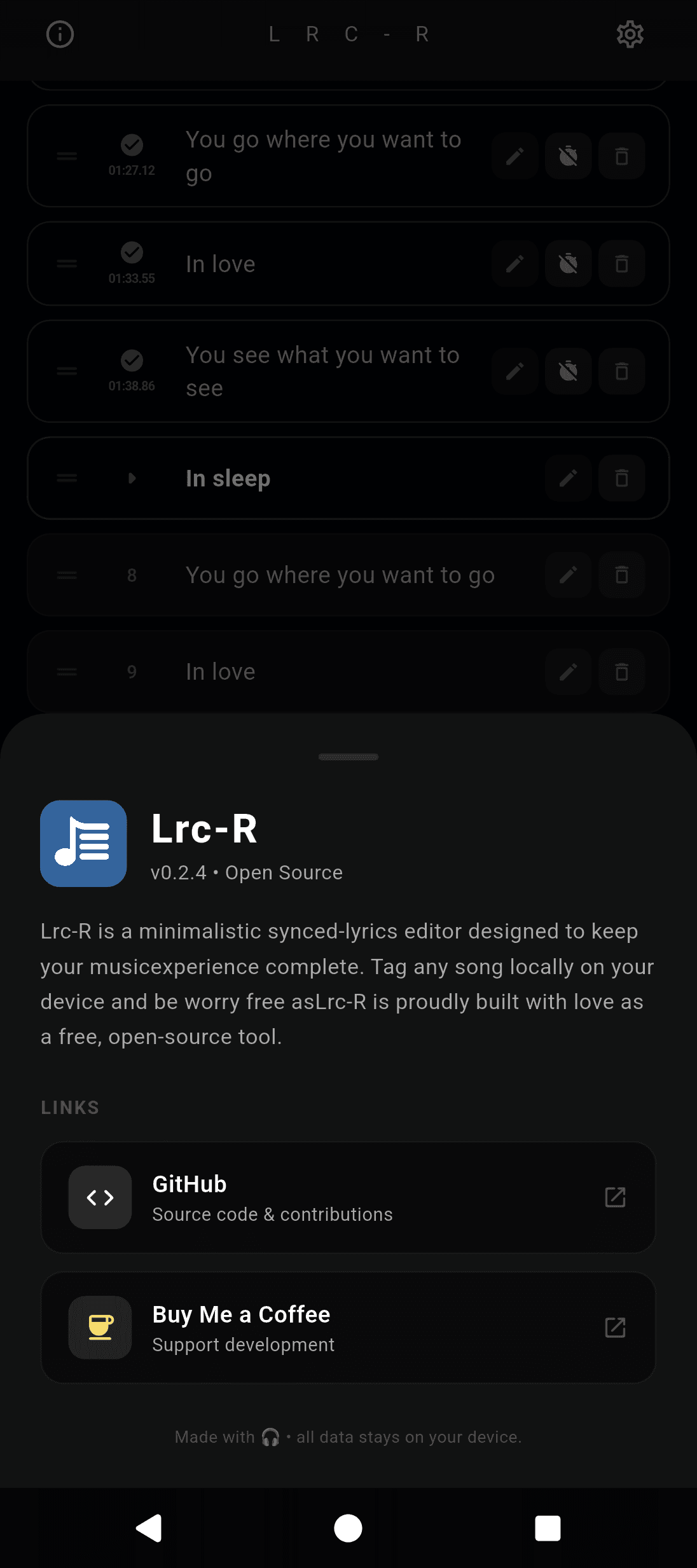 Скриншот 4 — Lrc-R
