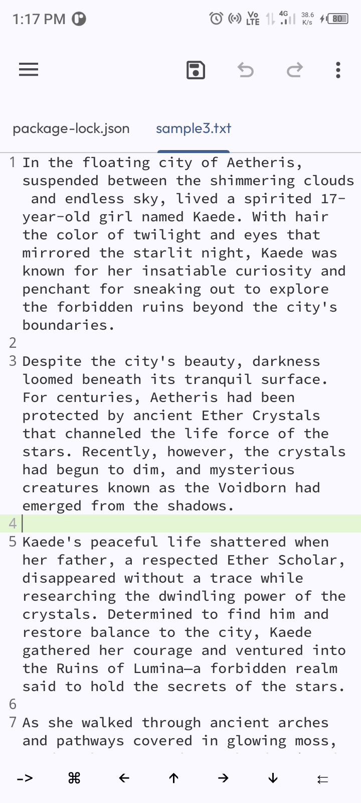 Скриншот 6 — Xed-Editor