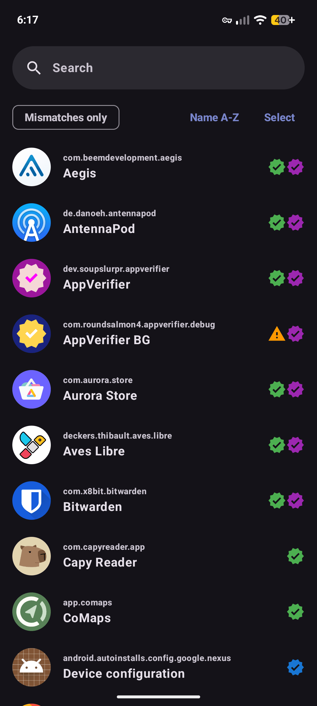 Скриншот 2 — AppVerifier BG