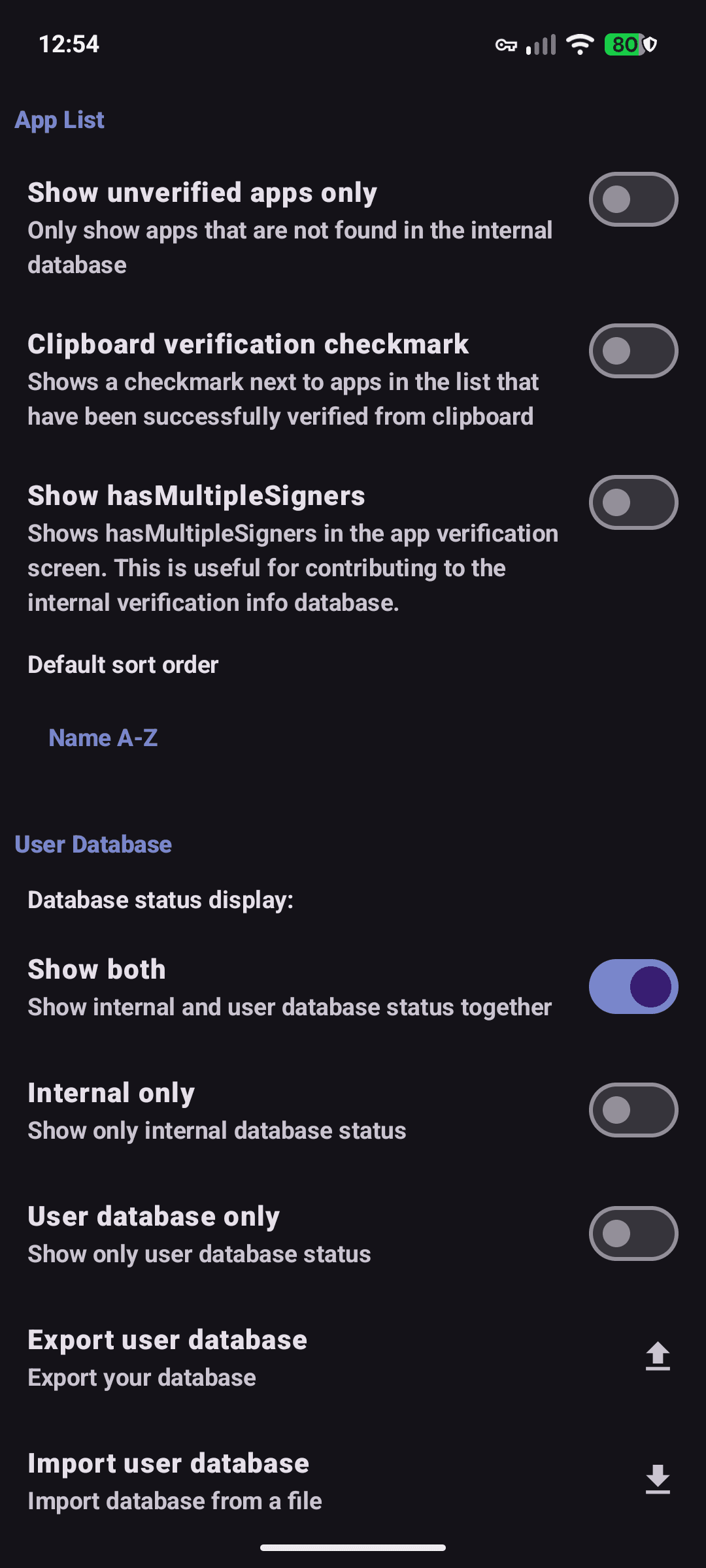Скриншот 4 — AppVerifier BG