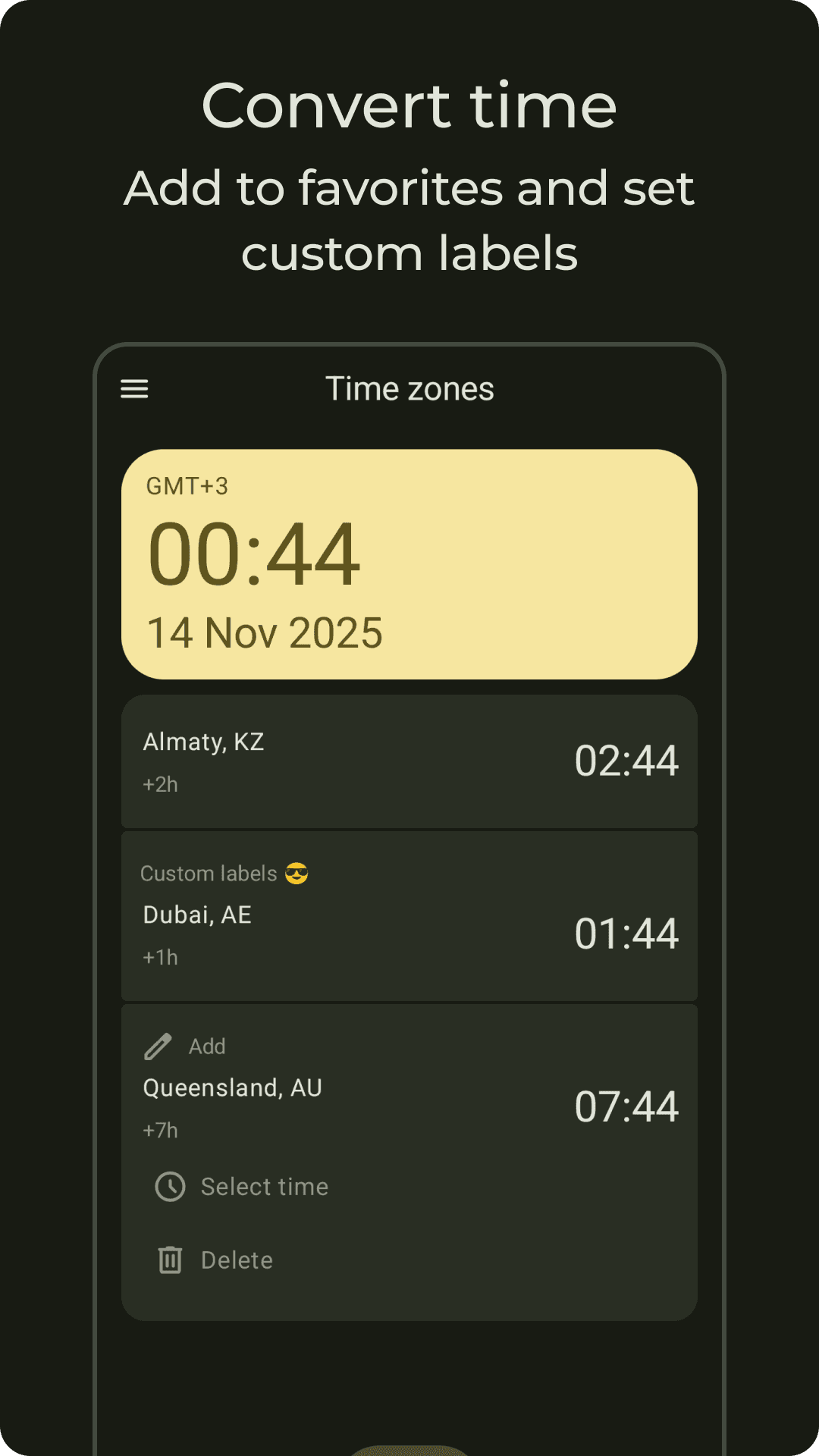 Скриншот 4 — Unitto — calculator and unit converter