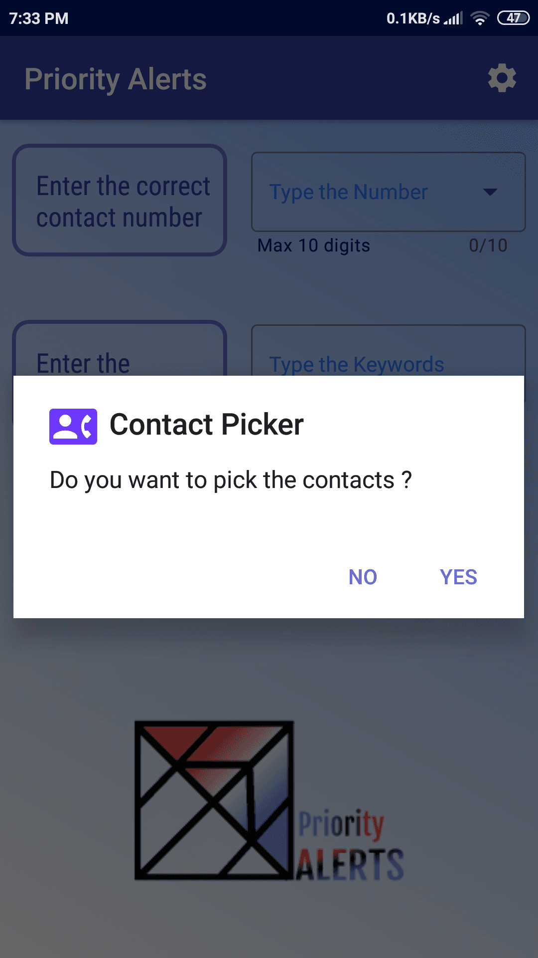 Скриншот 2 — Priority Alerts