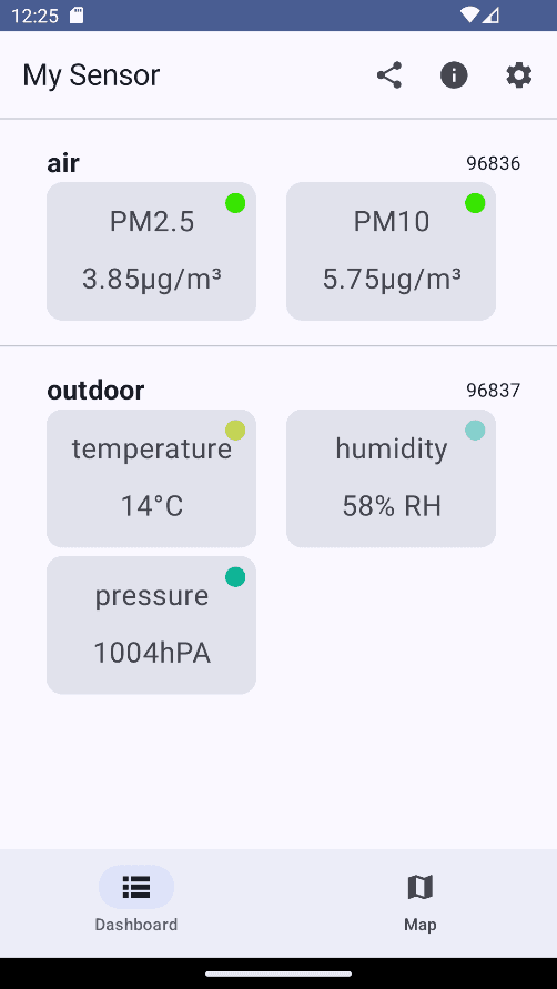 Скриншот 2 — My Sensor