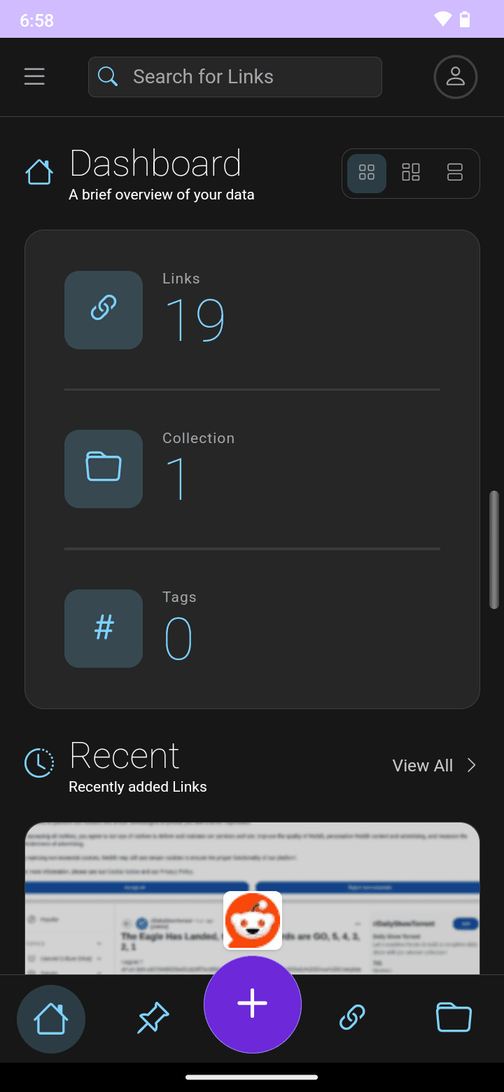 Скриншот 2 — LinkDroid for Linkwarden