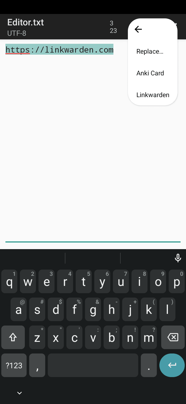 Скриншот 6 — LinkDroid for Linkwarden